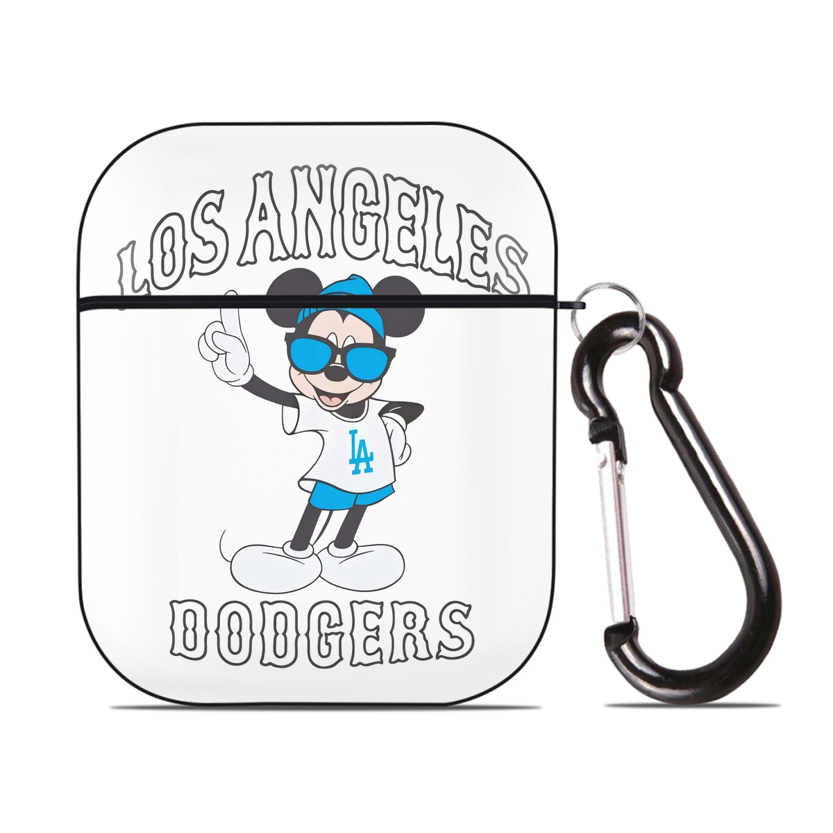  AirPods 2 Case Hard Shell Black, Flexible PC Material, Precise Cutouts, Full Protection, Anti-Fingerprint, Washable, Includes Keychain – Durable & Slim Design