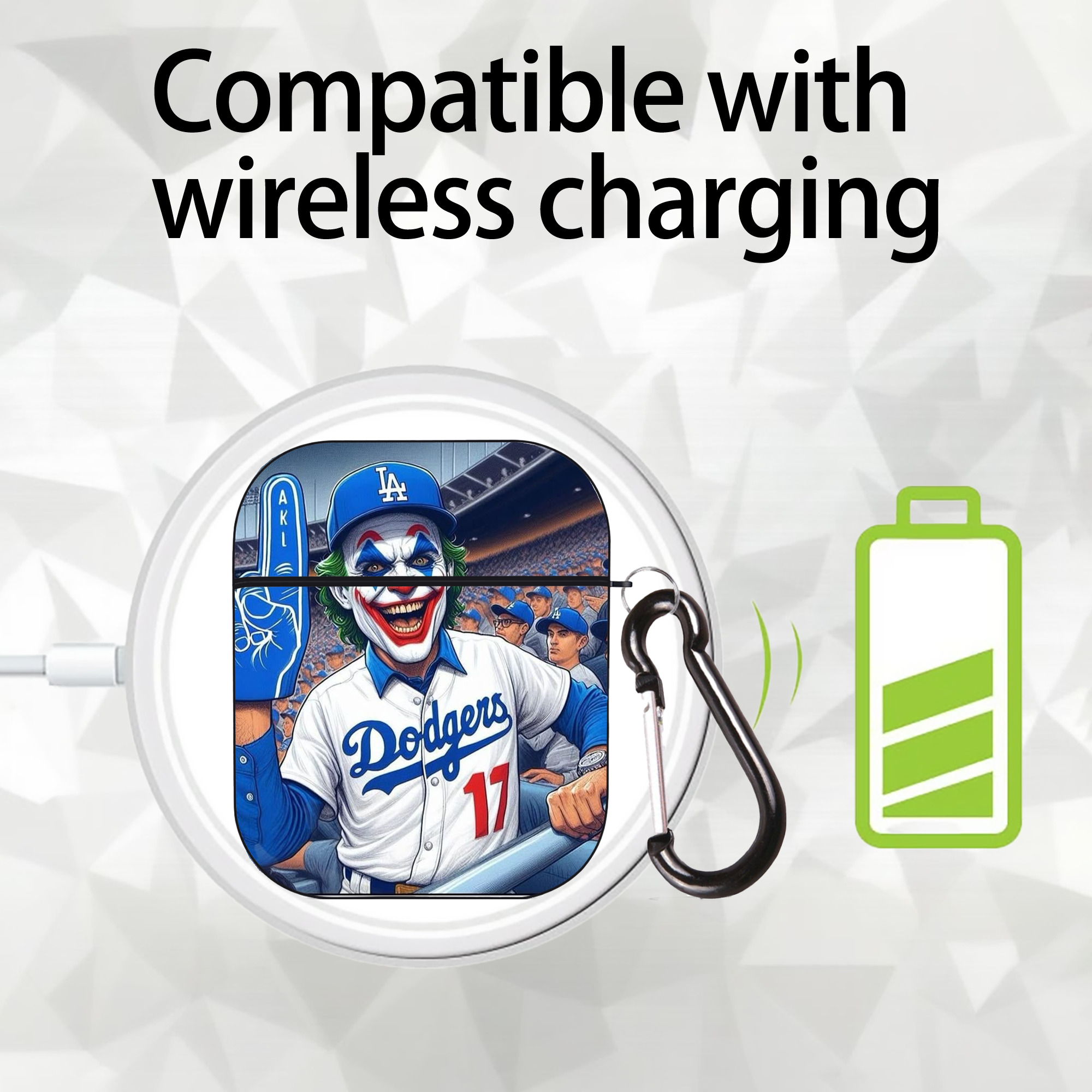  AirPods 2 Case Hard Shell Black, Flexible PC Material, Precise Cutouts, Full Protection, Anti-Fingerprint, Washable, Includes Keychain – Durable & Slim Design