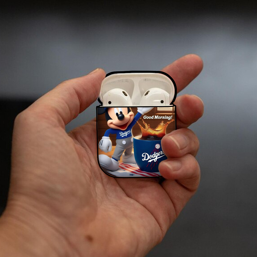  AirPods 2 Case Hard Shell Black, Flexible PC Material, Precise Cutouts, Full Protection, Anti-Fingerprint, Washable, Includes Keychain – Durable & Slim Design