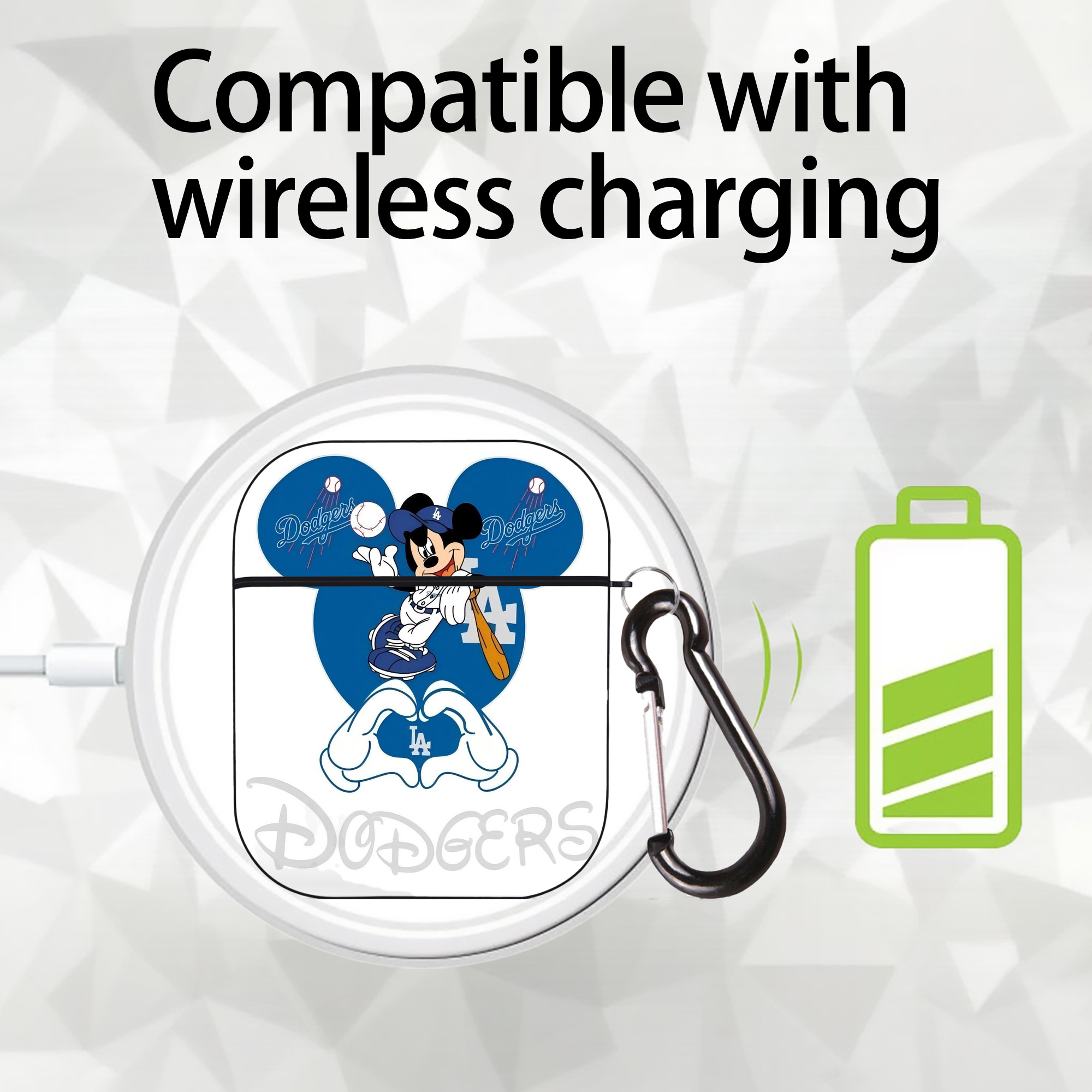  AirPods 2 Case Hard Shell Black, Flexible PC Material, Precise Cutouts, Full Protection, Anti-Fingerprint, Washable, Includes Keychain – Durable & Slim Design