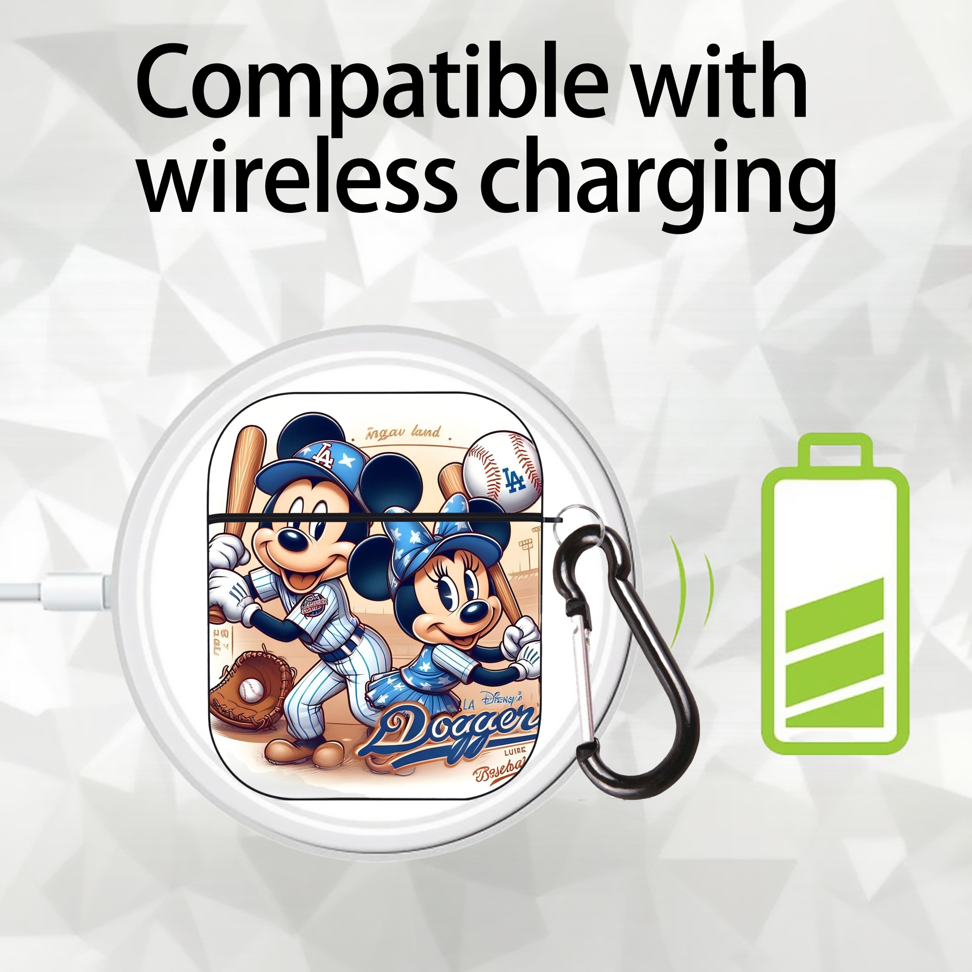  AirPods 2 Case Hard Shell Black, Flexible PC Material, Precise Cutouts, Full Protection, Anti-Fingerprint, Washable, Includes Keychain – Durable & Slim Design