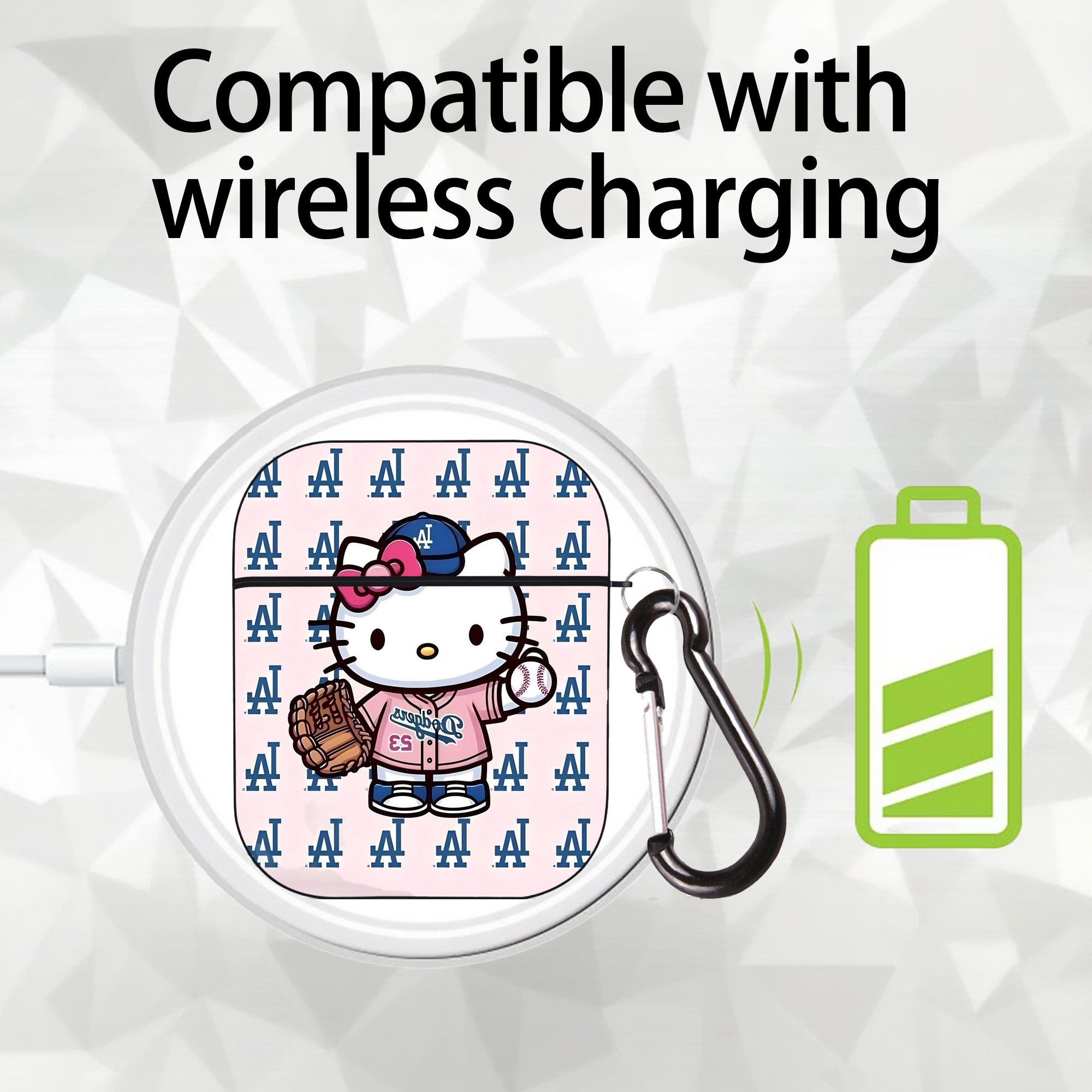  AirPods 2 Case Hard Shell Black, Flexible PC Material, Precise Cutouts, Full Protection, Anti-Fingerprint, Washable, Includes Keychain – Durable & Slim Design