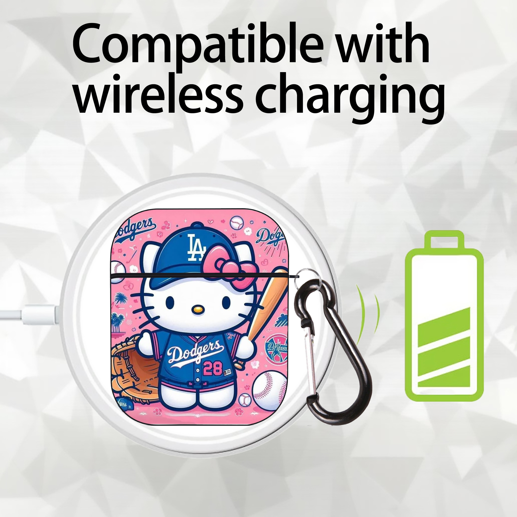  AirPods 2 Case Hard Shell Black, Flexible PC Material, Precise Cutouts, Full Protection, Anti-Fingerprint, Washable, Includes Keychain – Durable & Slim Design