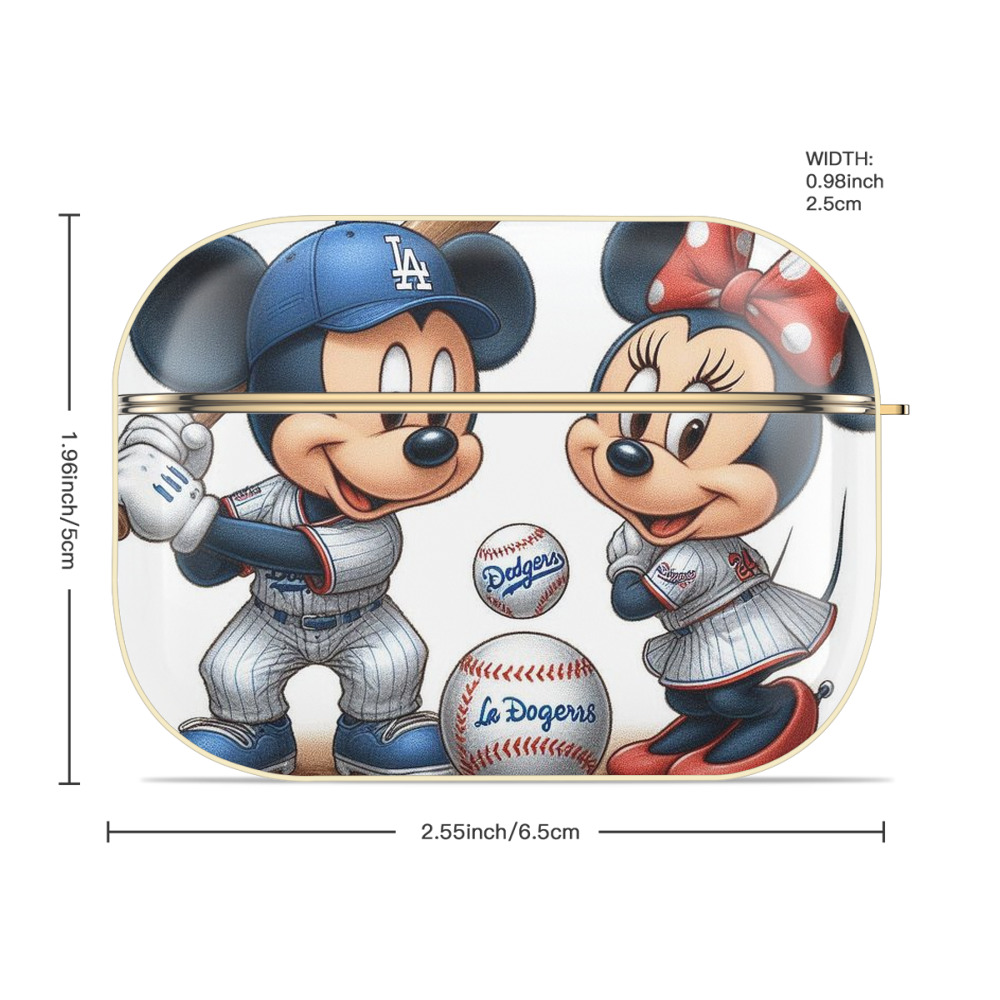  Luxury Gold AirPods Pro Case With Keychain, Flexible PC Material, Full Protection, Precise Cutouts, Anti-Fingerprint, Washable, Durable Design