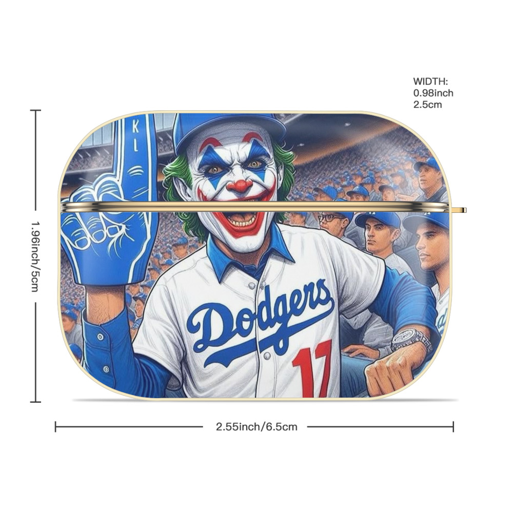  Luxury Gold AirPods Pro Case With Keychain, Flexible PC Material, Full Protection, Precise Cutouts, Anti-Fingerprint, Washable, Durable Design