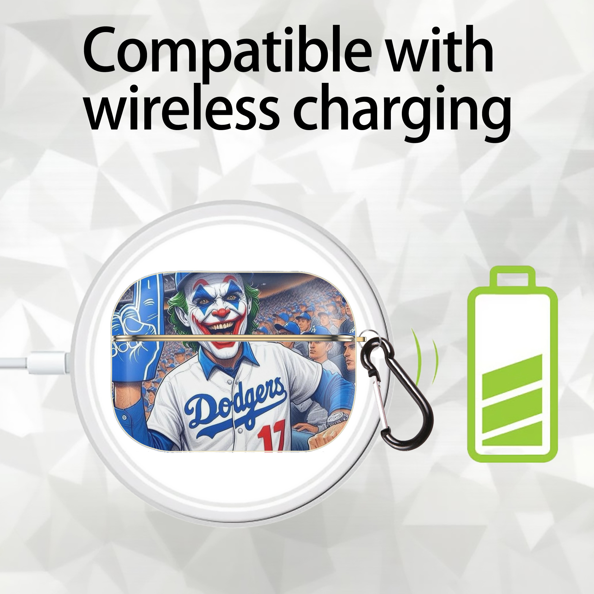  Luxury Gold AirPods Pro Case With Keychain, Flexible PC Material, Full Protection, Precise Cutouts, Anti-Fingerprint, Washable, Durable Design