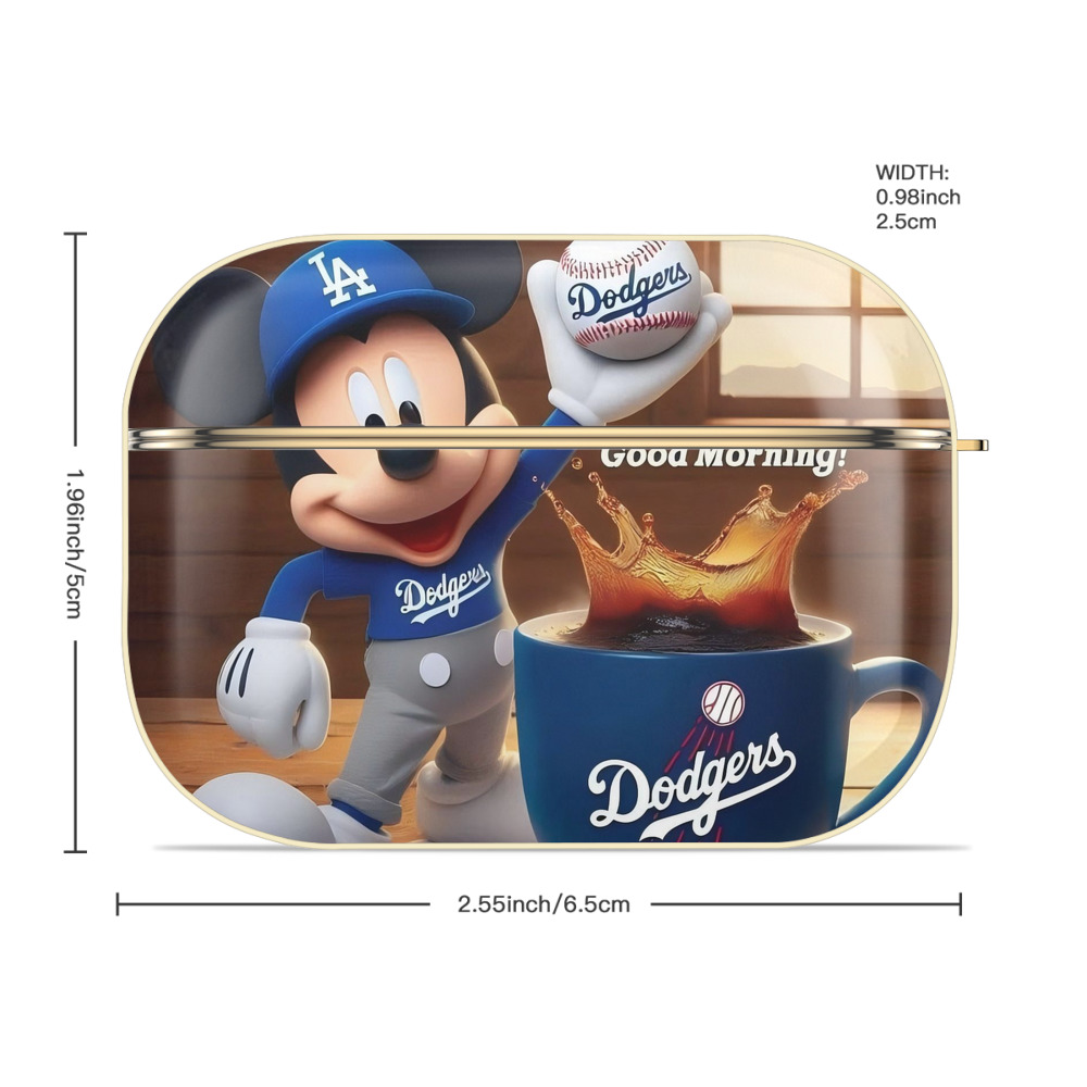  Luxury Gold AirPods Pro Case With Keychain, Flexible PC Material, Full Protection, Precise Cutouts, Anti-Fingerprint, Washable, Durable Design