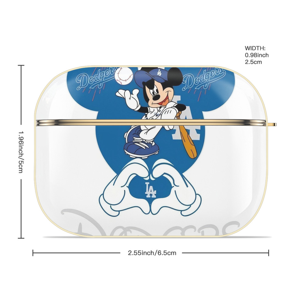  Luxury Gold AirPods Pro Case With Keychain, Flexible PC Material, Full Protection, Precise Cutouts, Anti-Fingerprint, Washable, Durable Design