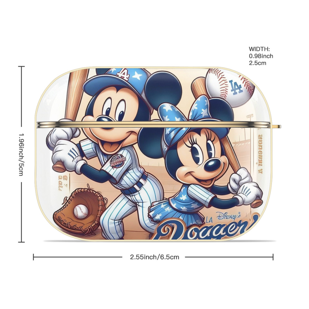  Luxury Gold AirPods Pro Case With Keychain, Flexible PC Material, Full Protection, Precise Cutouts, Anti-Fingerprint, Washable, Durable Design