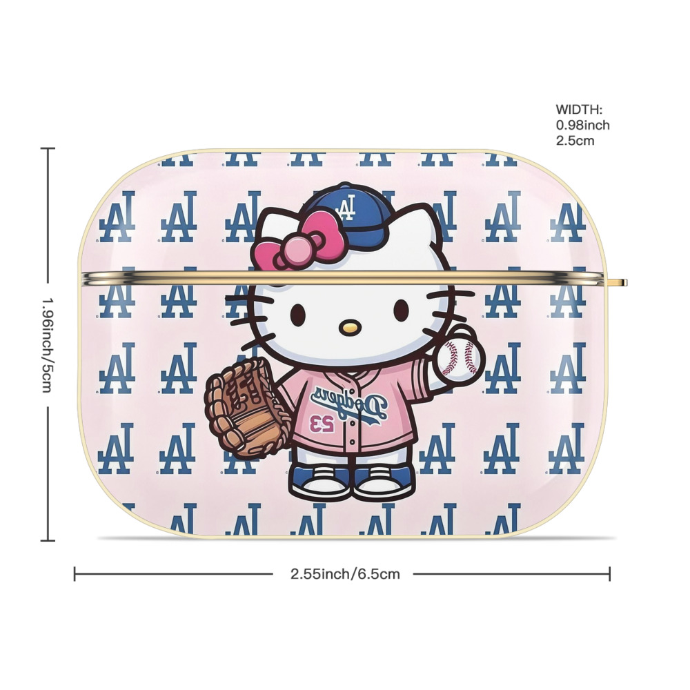  Luxury Gold AirPods Pro Case With Keychain, Flexible PC Material, Full Protection, Precise Cutouts, Anti-Fingerprint, Washable, Durable Design