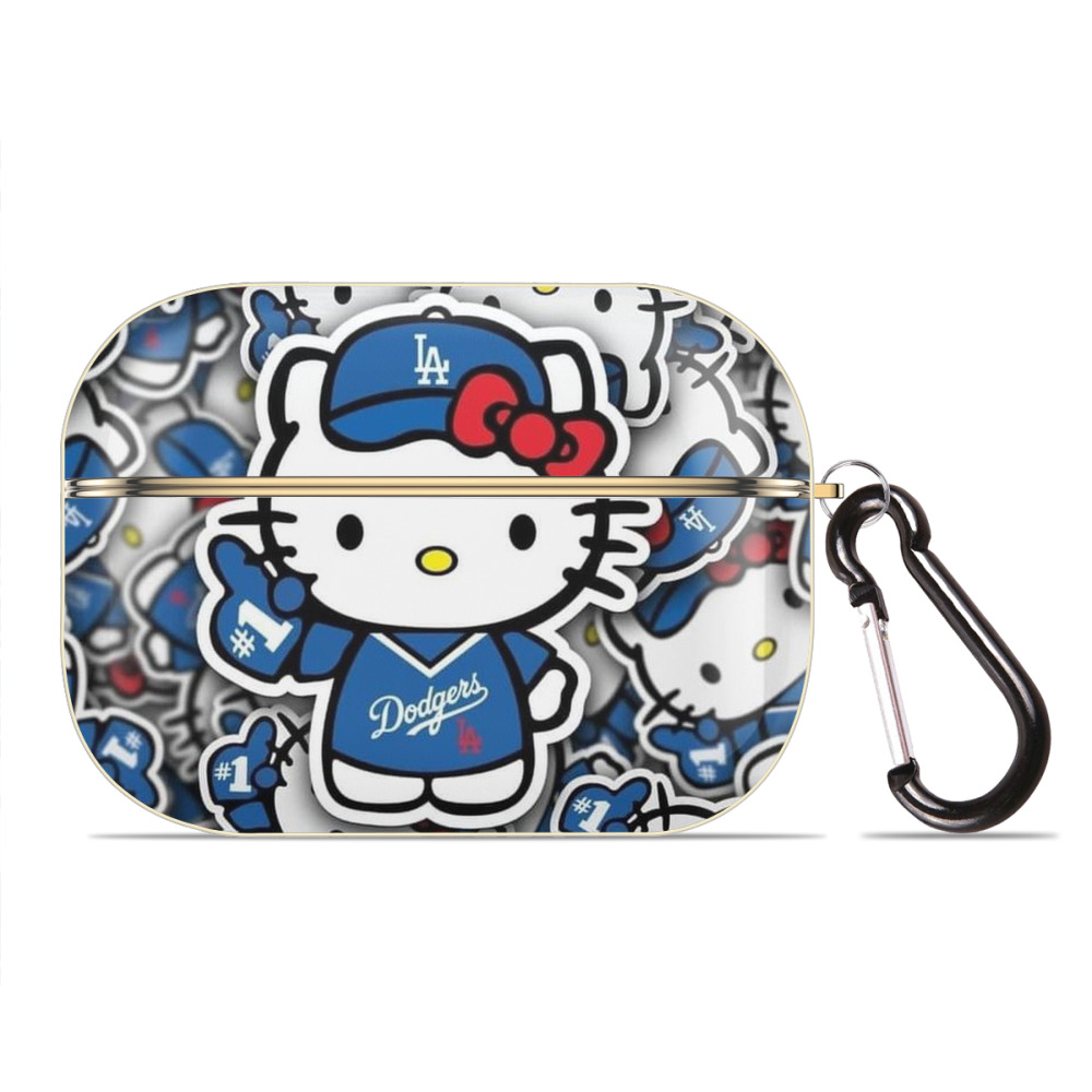  Luxury Gold AirPods Pro Case With Keychain, Flexible PC Material, Full Protection, Precise Cutouts, Anti-Fingerprint, Washable, Durable Design