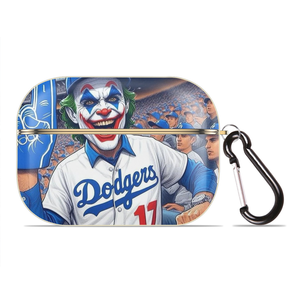  Luxury Gold AirPods Pro Case With Keychain, Flexible PC Material, Full Protection, Precise Cutouts, Anti-Fingerprint, Washable, Durable Design