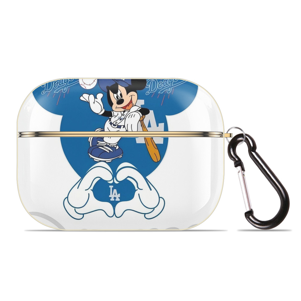  Luxury Gold AirPods Pro Case With Keychain, Flexible PC Material, Full Protection, Precise Cutouts, Anti-Fingerprint, Washable, Durable Design