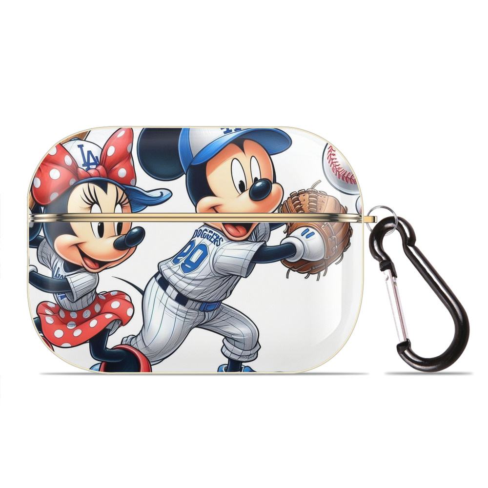  Luxury Gold AirPods Pro Case With Keychain, Flexible PC Material, Full Protection, Precise Cutouts, Anti-Fingerprint, Washable, Durable Design