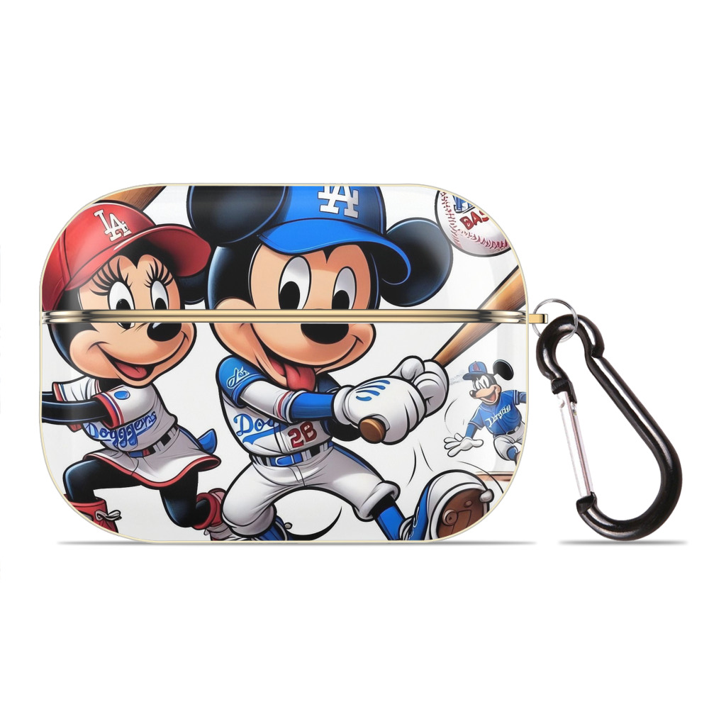  Luxury Gold AirPods Pro Case With Keychain, Flexible PC Material, Full Protection, Precise Cutouts, Anti-Fingerprint, Washable, Durable Design