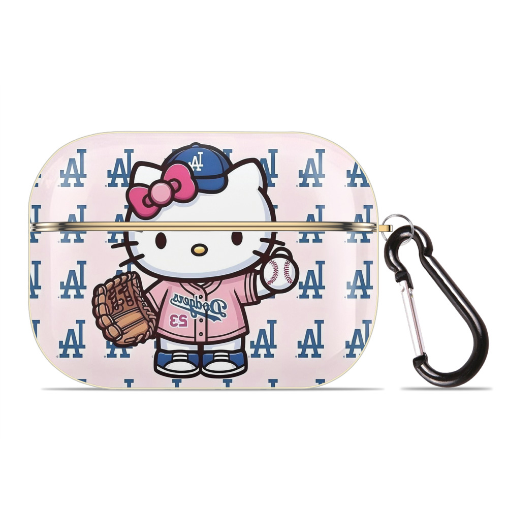  Luxury Gold AirPods Pro Case With Keychain, Flexible PC Material, Full Protection, Precise Cutouts, Anti-Fingerprint, Washable, Durable Design