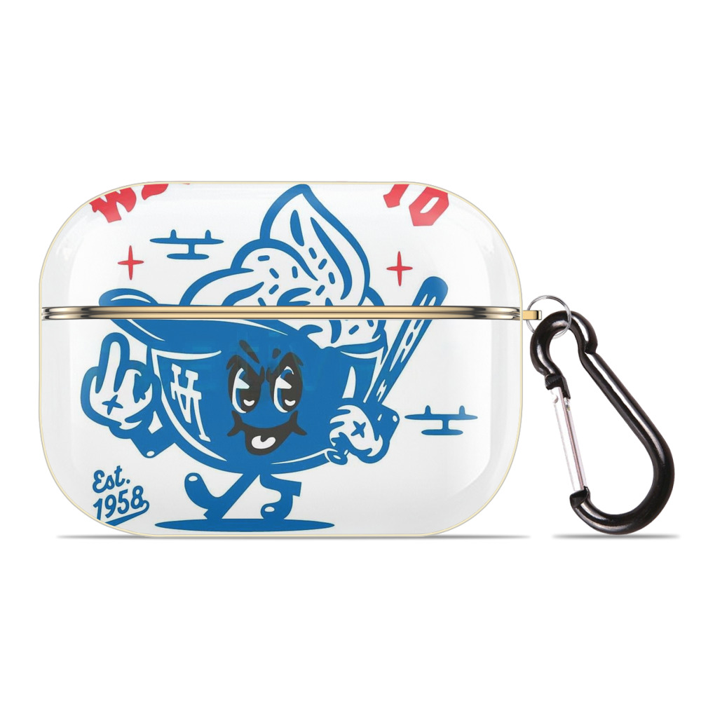  Luxury Gold AirPods Pro Case With Keychain, Flexible PC Material, Full Protection, Precise Cutouts, Anti-Fingerprint, Washable, Durable Design