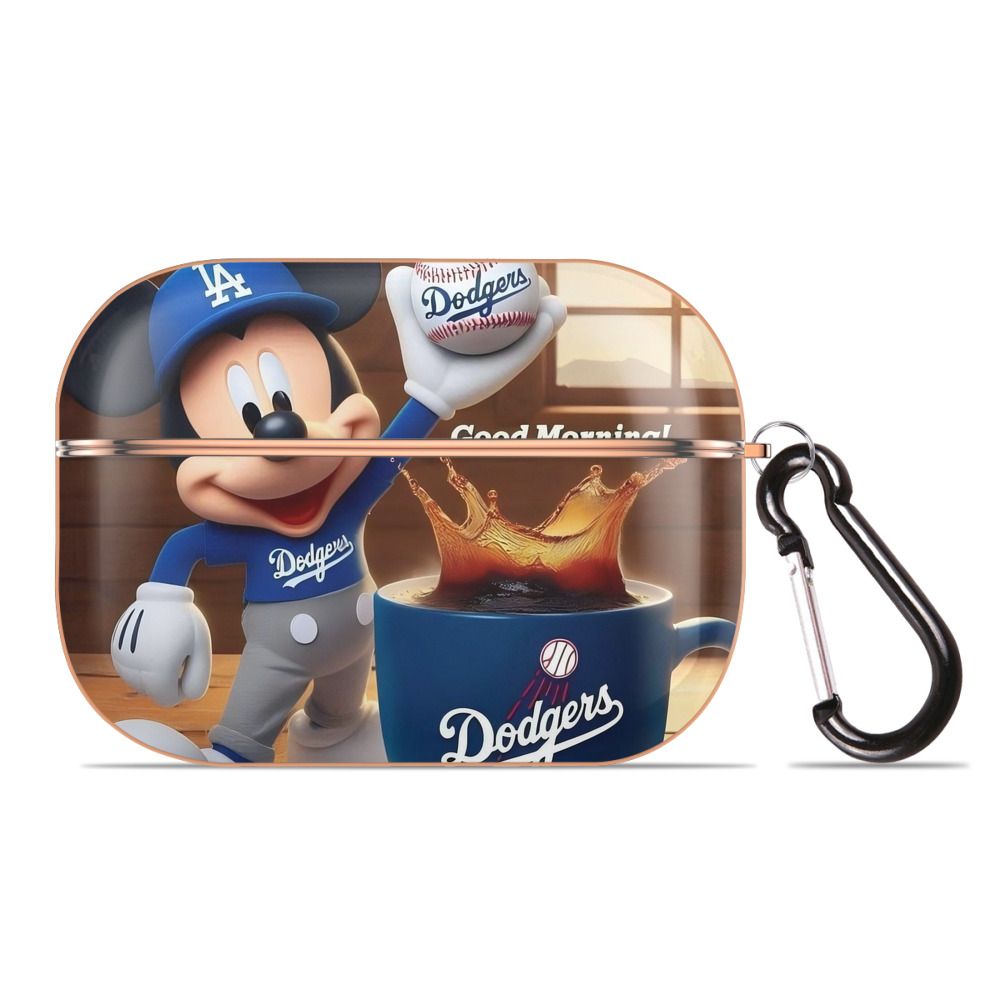  AirPods Pro Protective Case Rose Gold, Flexible PC Material, Precise Fit, Anti-Slip Cover, Full Protection, Fingerprint Resistant, Washable With Keychain