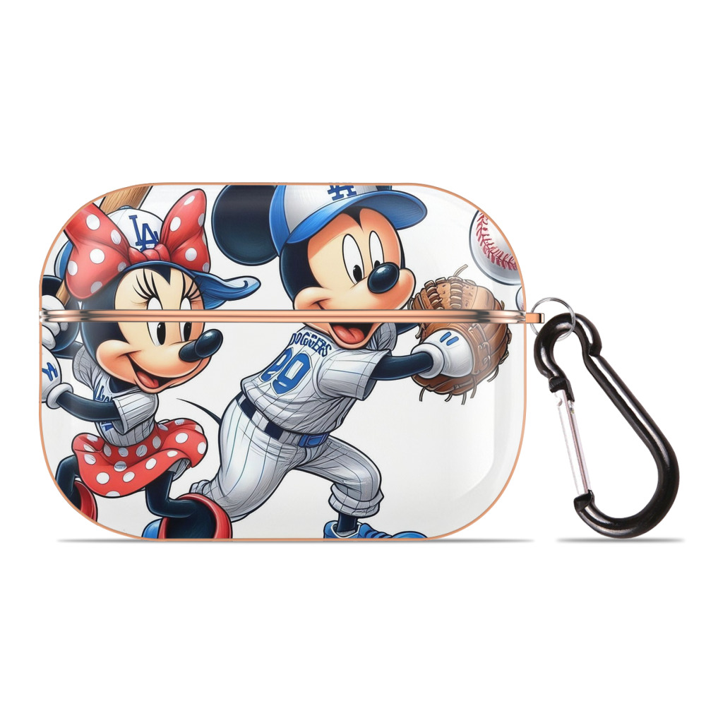  AirPods Pro Protective Case Rose Gold, Flexible PC Material, Precise Fit, Anti-Slip Cover, Full Protection, Fingerprint Resistant, Washable With Keychain