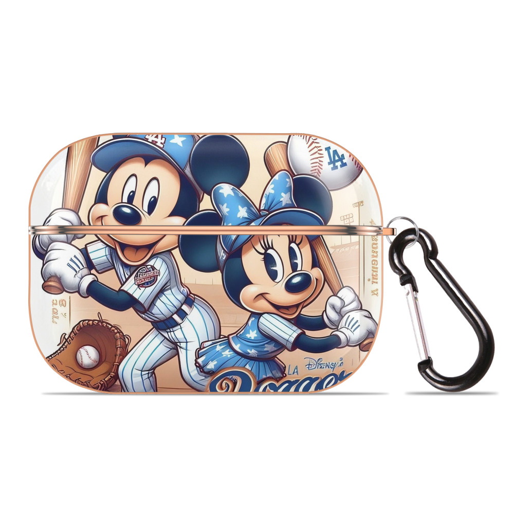  AirPods Pro Protective Case Rose Gold, Flexible PC Material, Precise Fit, Anti-Slip Cover, Full Protection, Fingerprint Resistant, Washable With Keychain