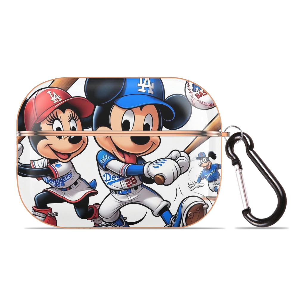  AirPods Pro Protective Case Rose Gold, Flexible PC Material, Precise Fit, Anti-Slip Cover, Full Protection, Fingerprint Resistant, Washable With Keychain