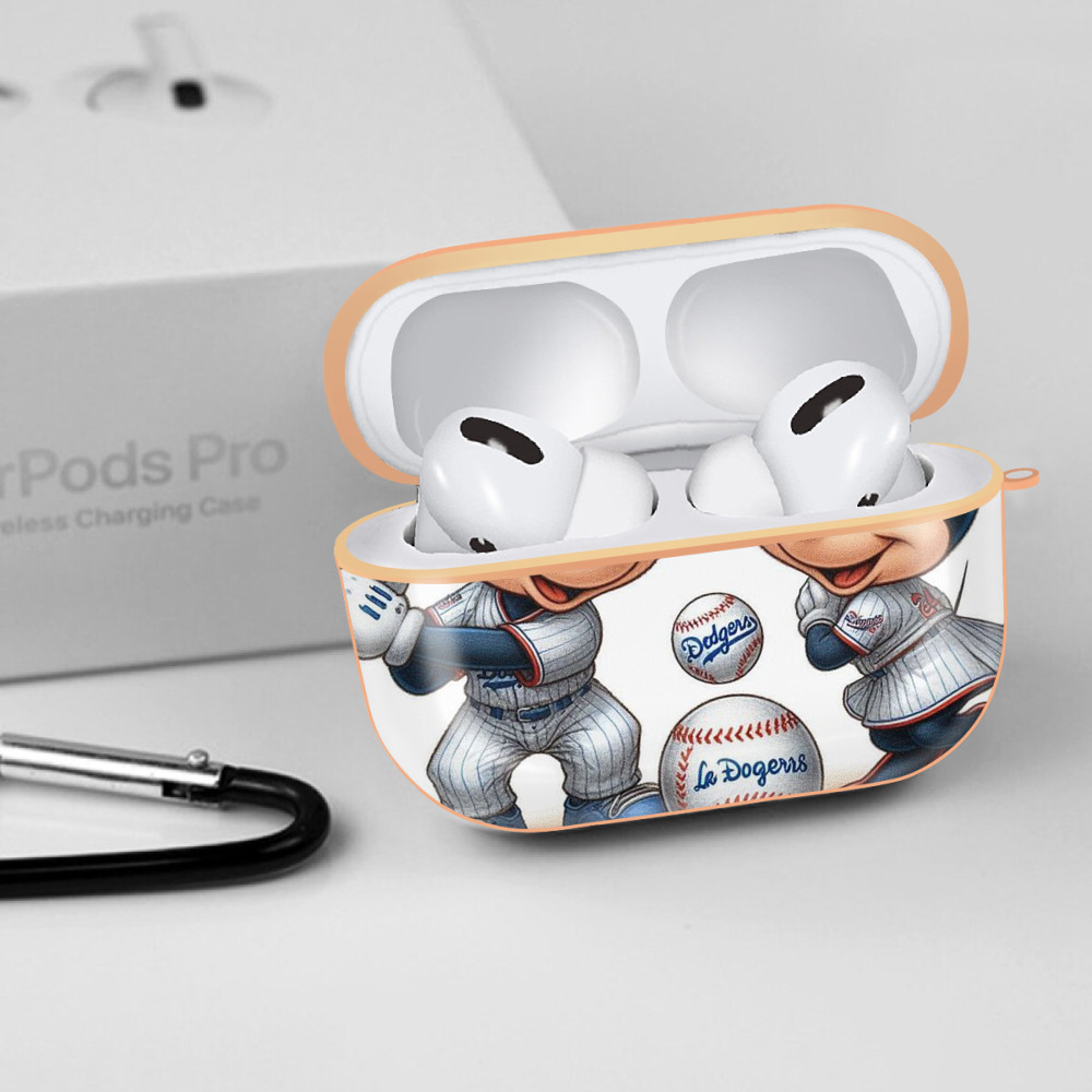  AirPods Pro Protective Case Rose Gold, Flexible PC Material, Precise Fit, Anti-Slip Cover, Full Protection, Fingerprint Resistant, Washable With Keychain