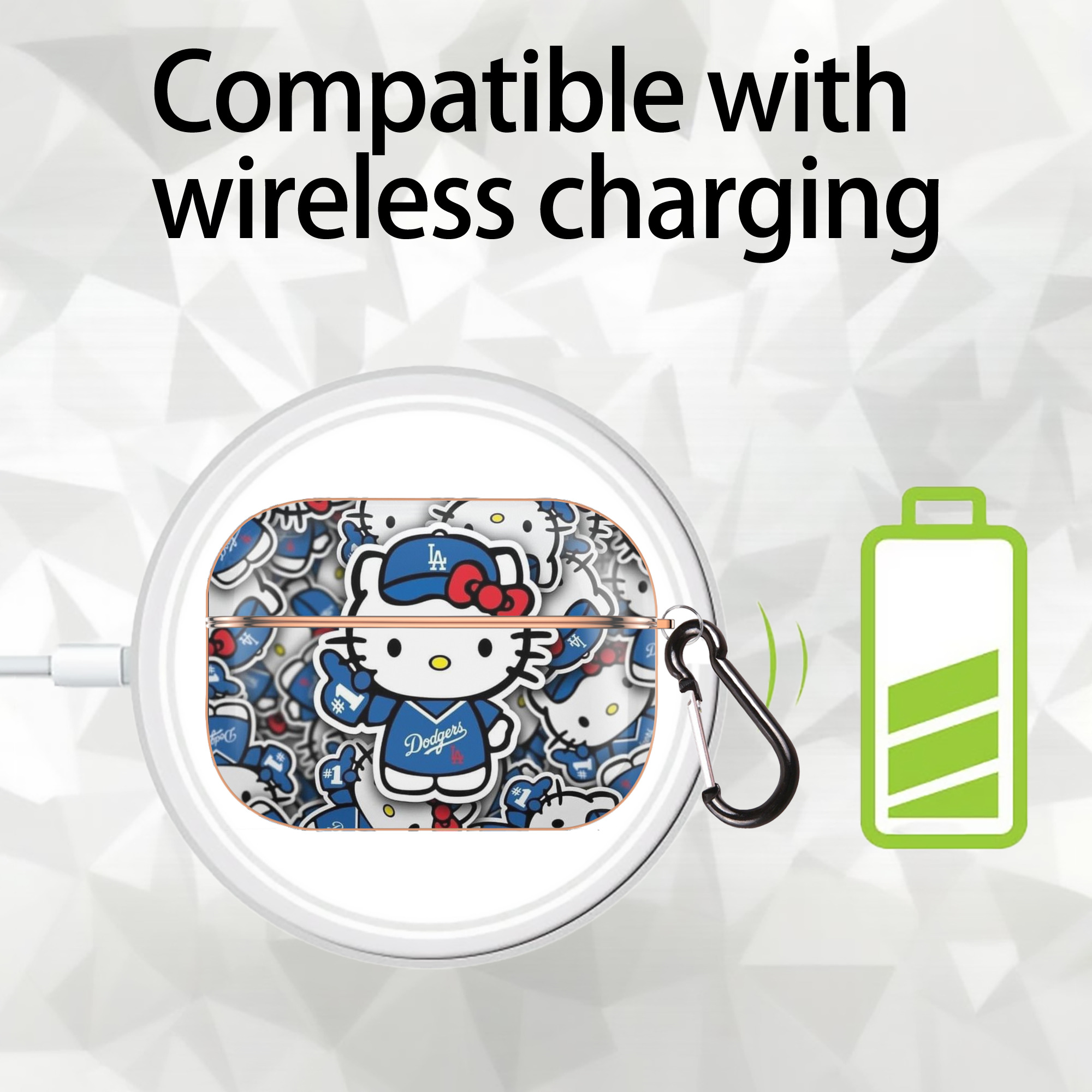  AirPods Pro Protective Case Rose Gold, Flexible PC Material, Precise Fit, Anti-Slip Cover, Full Protection, Fingerprint Resistant, Washable With Keychain