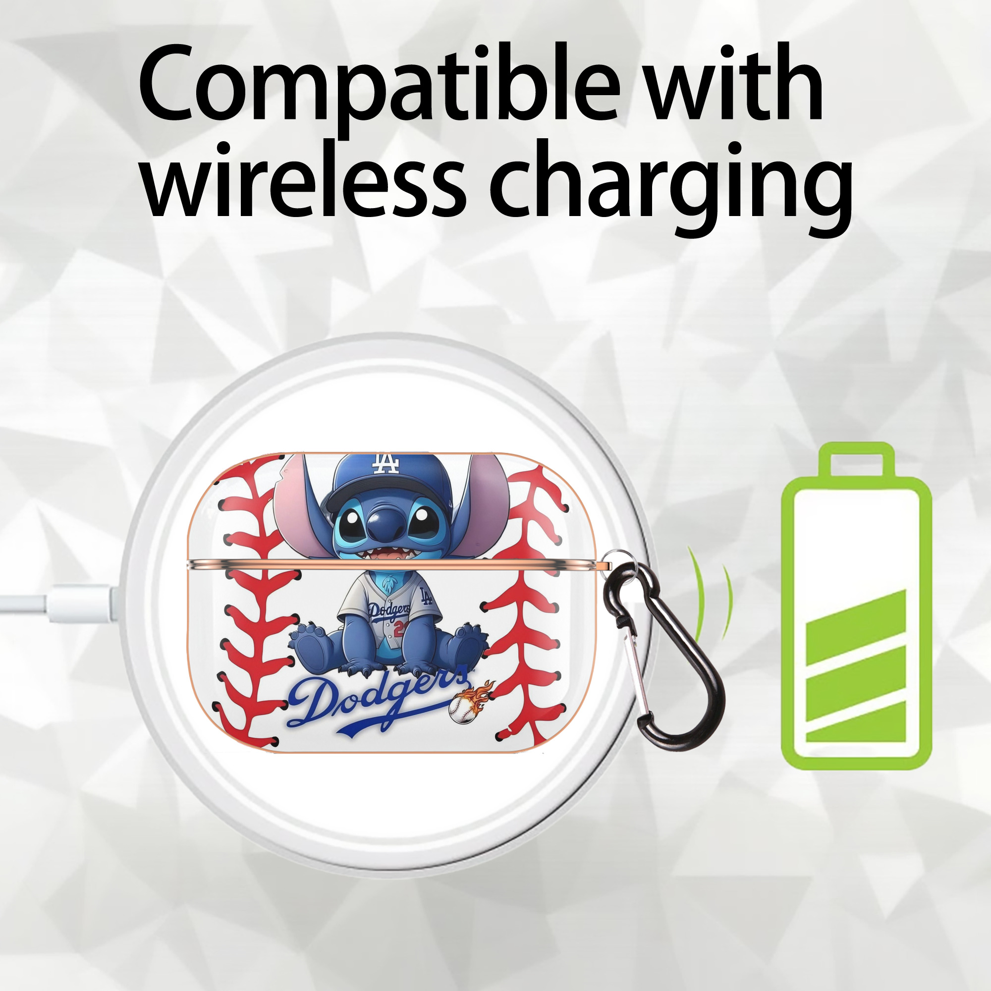  AirPods Pro Protective Case Rose Gold, Flexible PC Material, Precise Fit, Anti-Slip Cover, Full Protection, Fingerprint Resistant, Washable With Keychain