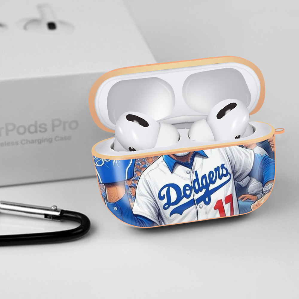  AirPods Pro Protective Case Rose Gold, Flexible PC Material, Precise Fit, Anti-Slip Cover, Full Protection, Fingerprint Resistant, Washable With Keychain