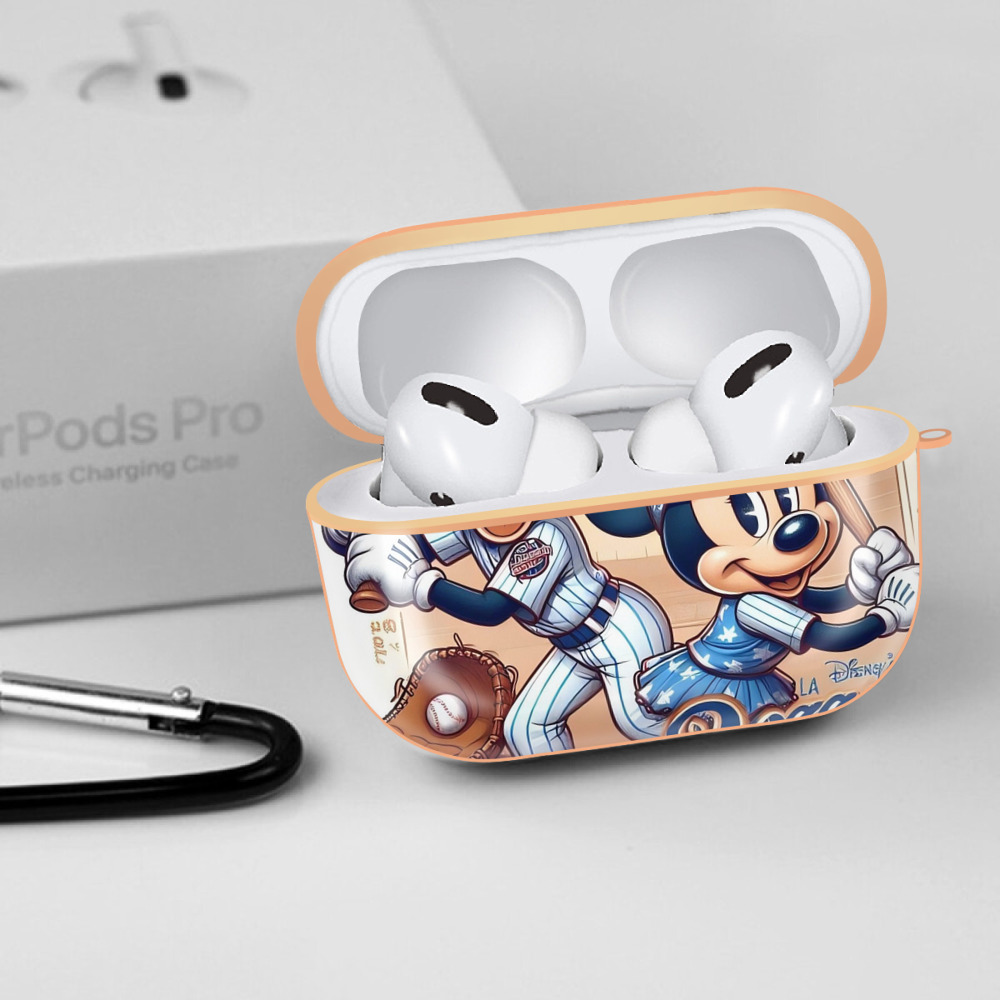  AirPods Pro Protective Case Rose Gold, Flexible PC Material, Precise Fit, Anti-Slip Cover, Full Protection, Fingerprint Resistant, Washable With Keychain