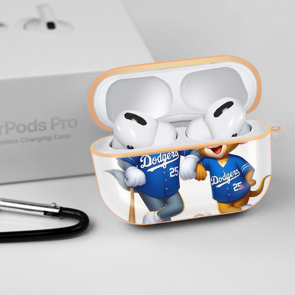  AirPods Pro Protective Case Rose Gold, Flexible PC Material, Precise Fit, Anti-Slip Cover, Full Protection, Fingerprint Resistant, Washable With Keychain