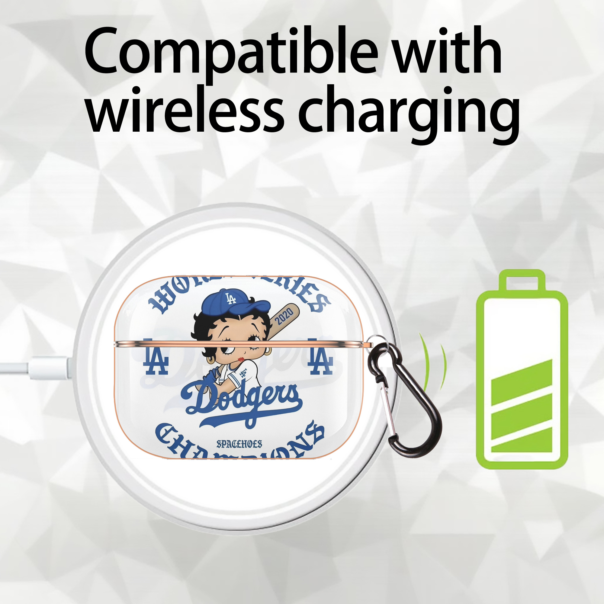  AirPods Pro Protective Case Rose Gold, Flexible PC Material, Precise Fit, Anti-Slip Cover, Full Protection, Fingerprint Resistant, Washable With Keychain