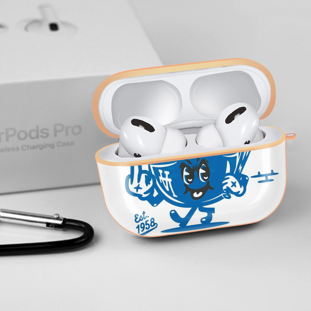  AirPods Pro Protective Case Rose Gold, Flexible PC Material, Precise Fit, Anti-Slip Cover, Full Protection, Fingerprint Resistant, Washable With Keychain