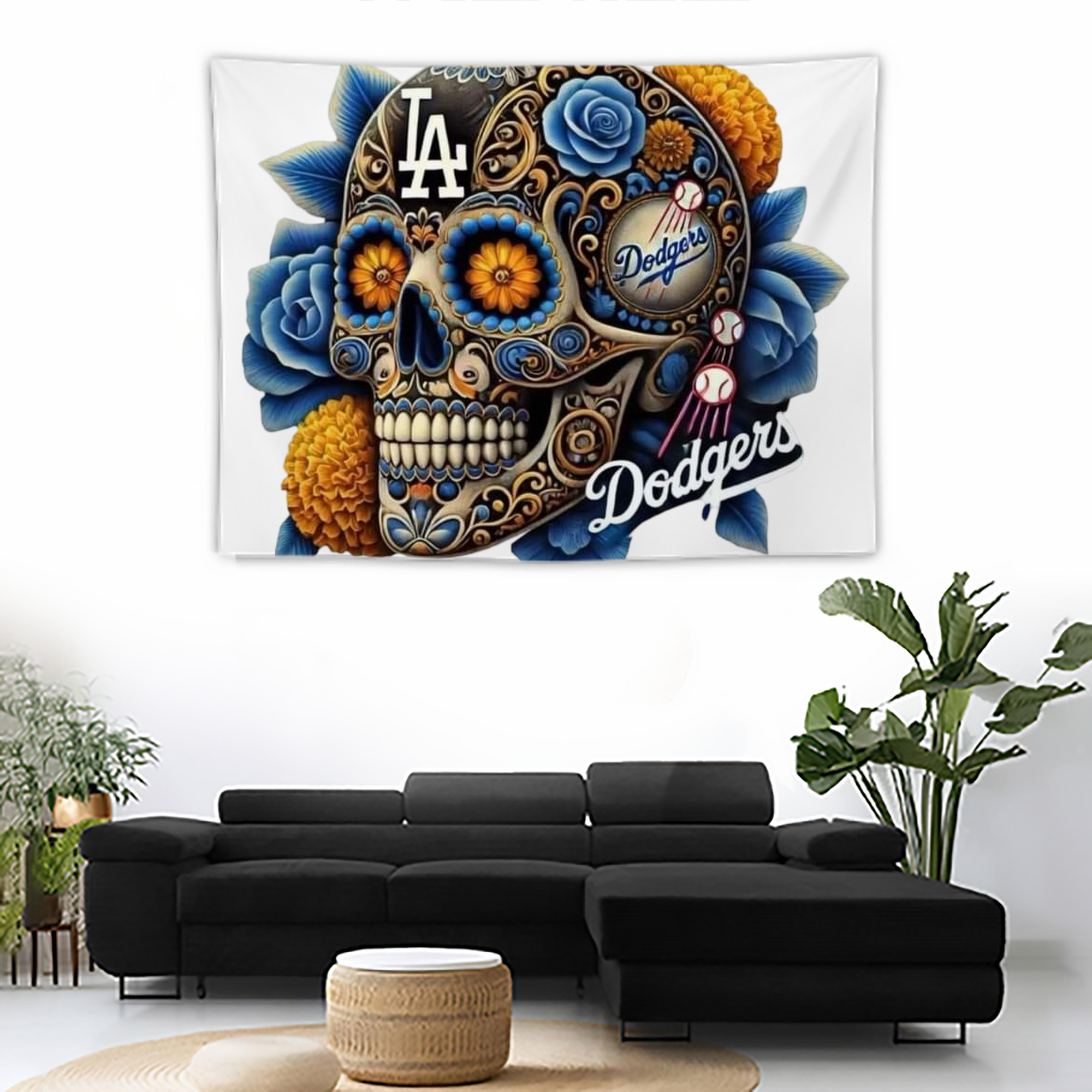  Wall Tapestry For Bedroom Aesthetic – Boho Style Polyester Fabric Wall Hanging With Hooks – 60 X 90 Inch Large Size, Lightweight, Durable, Easy To Hang