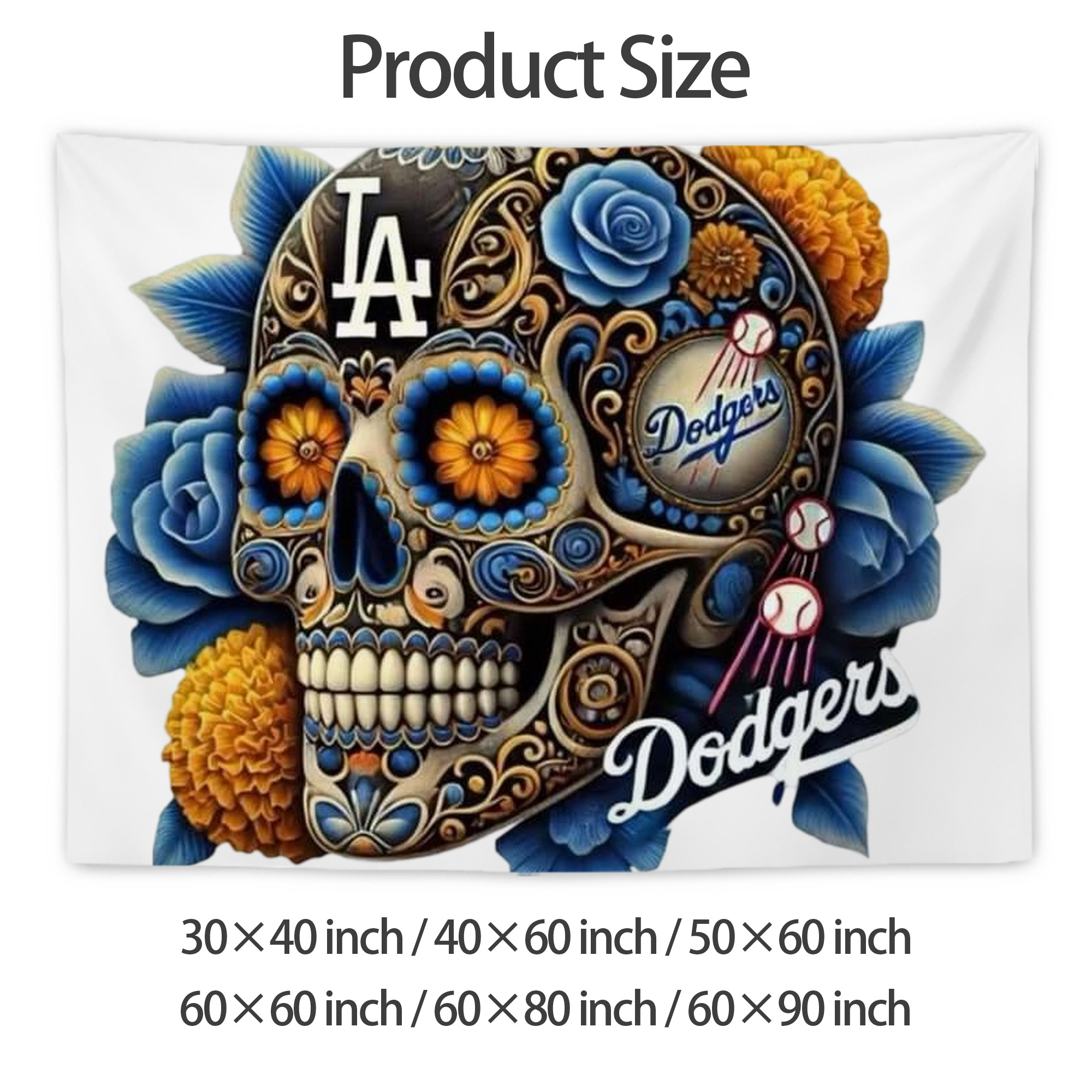  Wall Tapestry For Bedroom Aesthetic – Boho Style Polyester Fabric Wall Hanging With Hooks – 60 X 90 Inch Large Size, Lightweight, Durable, Easy To Hang