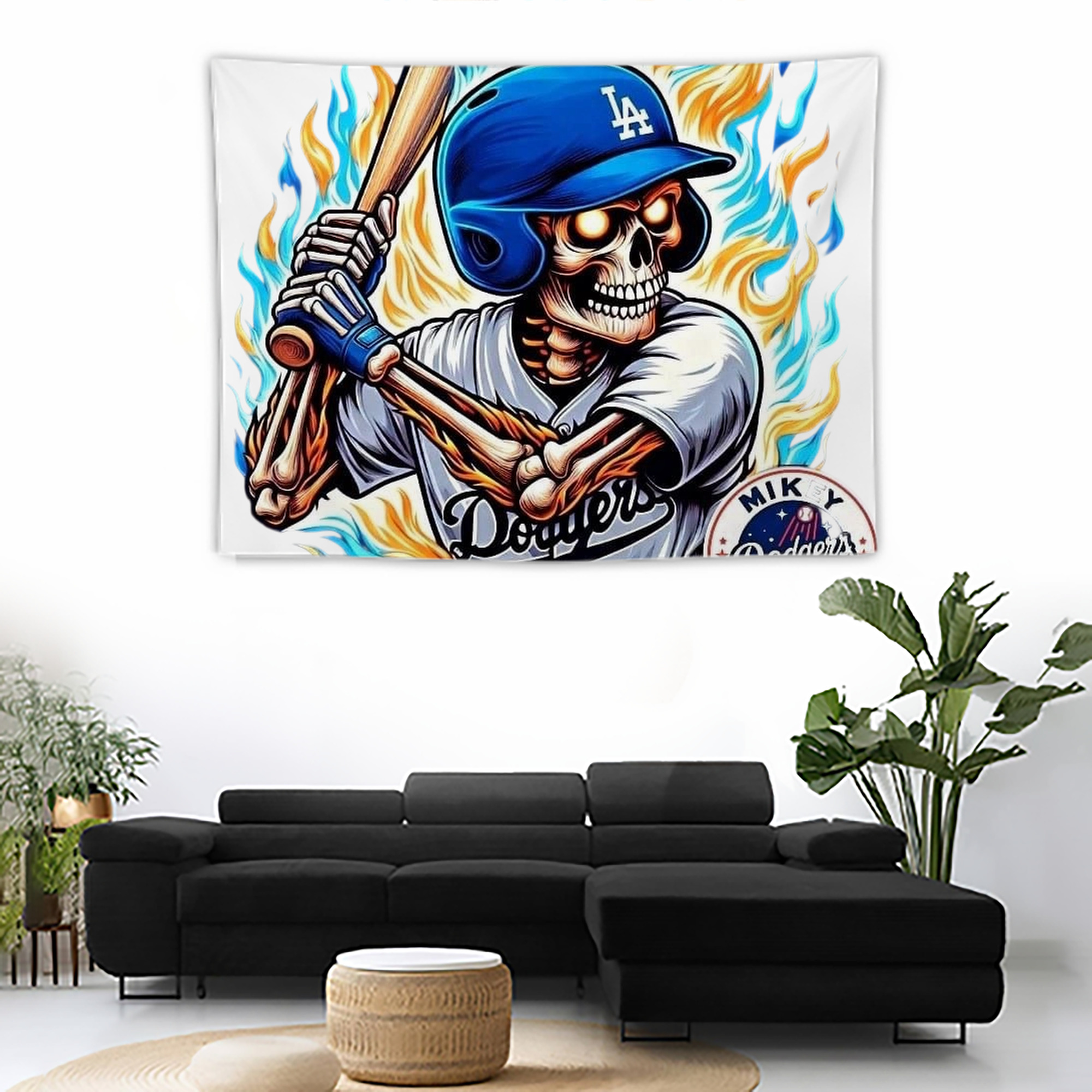  Wall Tapestry For Bedroom Aesthetic – Boho Style Polyester Fabric Wall Hanging With Hooks – 60 X 90 Inch Large Size, Lightweight, Durable, Easy To Hang