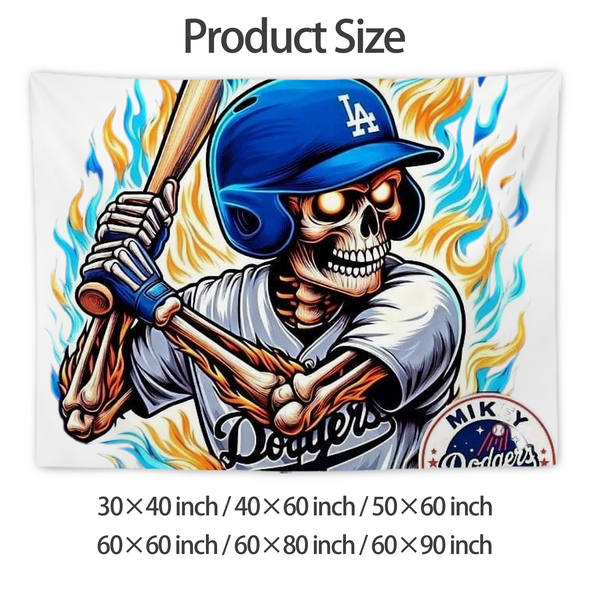  Wall Tapestry For Bedroom Aesthetic – Boho Style Polyester Fabric Wall Hanging With Hooks – 60 X 90 Inch Large Size, Lightweight, Durable, Easy To Hang