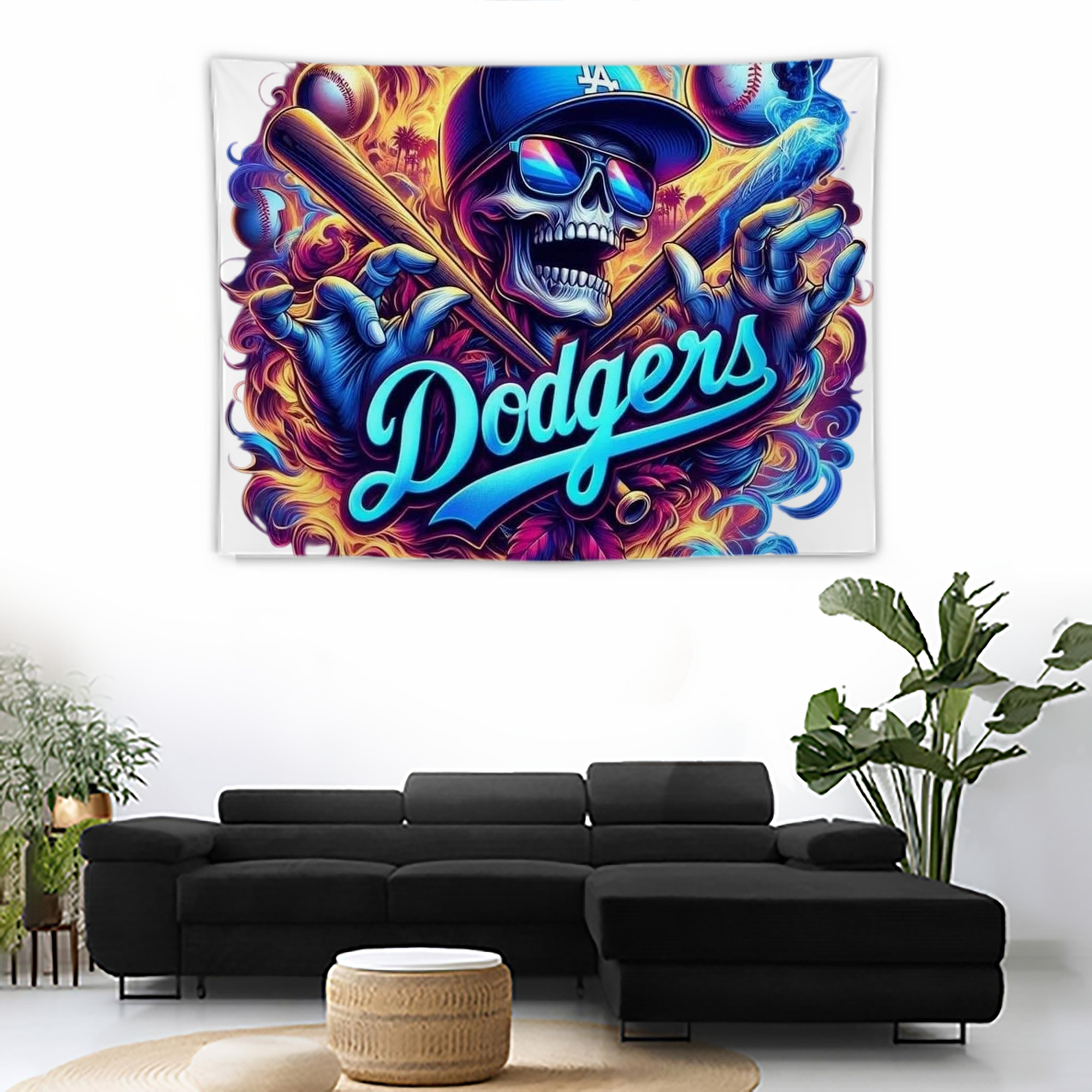  Wall Tapestry For Bedroom Aesthetic – Boho Style Polyester Fabric Wall Hanging With Hooks – 60 X 90 Inch Large Size, Lightweight, Durable, Easy To Hang