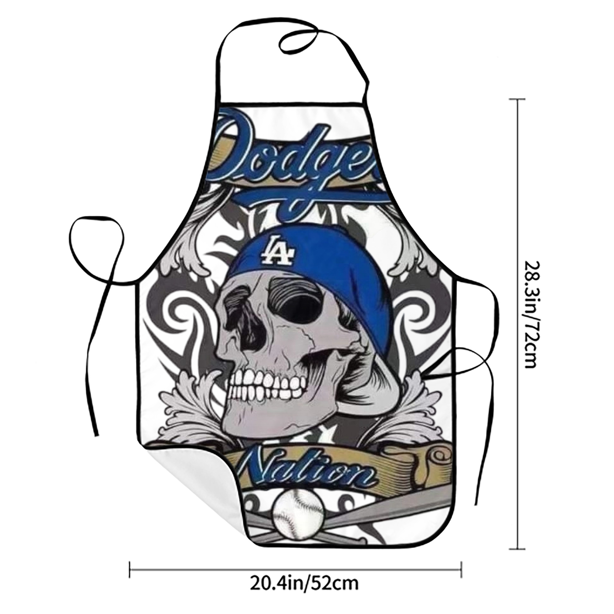  Stain-Resistant Polyester Apron With Pocket – Full Print, Waterproof, Anti-Wrinkle, Anti-Pilling – Ideal For Kitchen, BBQ, Restaurant, Salon & More