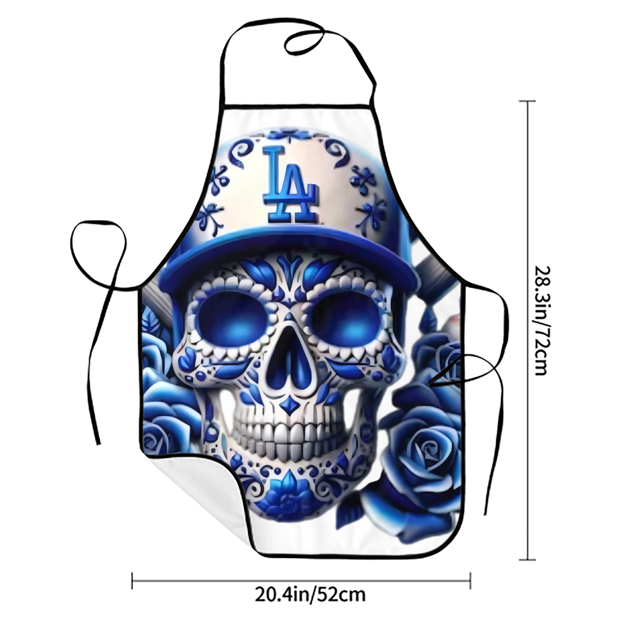  Stain-Resistant Polyester Apron With Pocket – Full Print, Waterproof, Anti-Wrinkle, Anti-Pilling – Ideal For Kitchen, BBQ, Restaurant, Salon & More