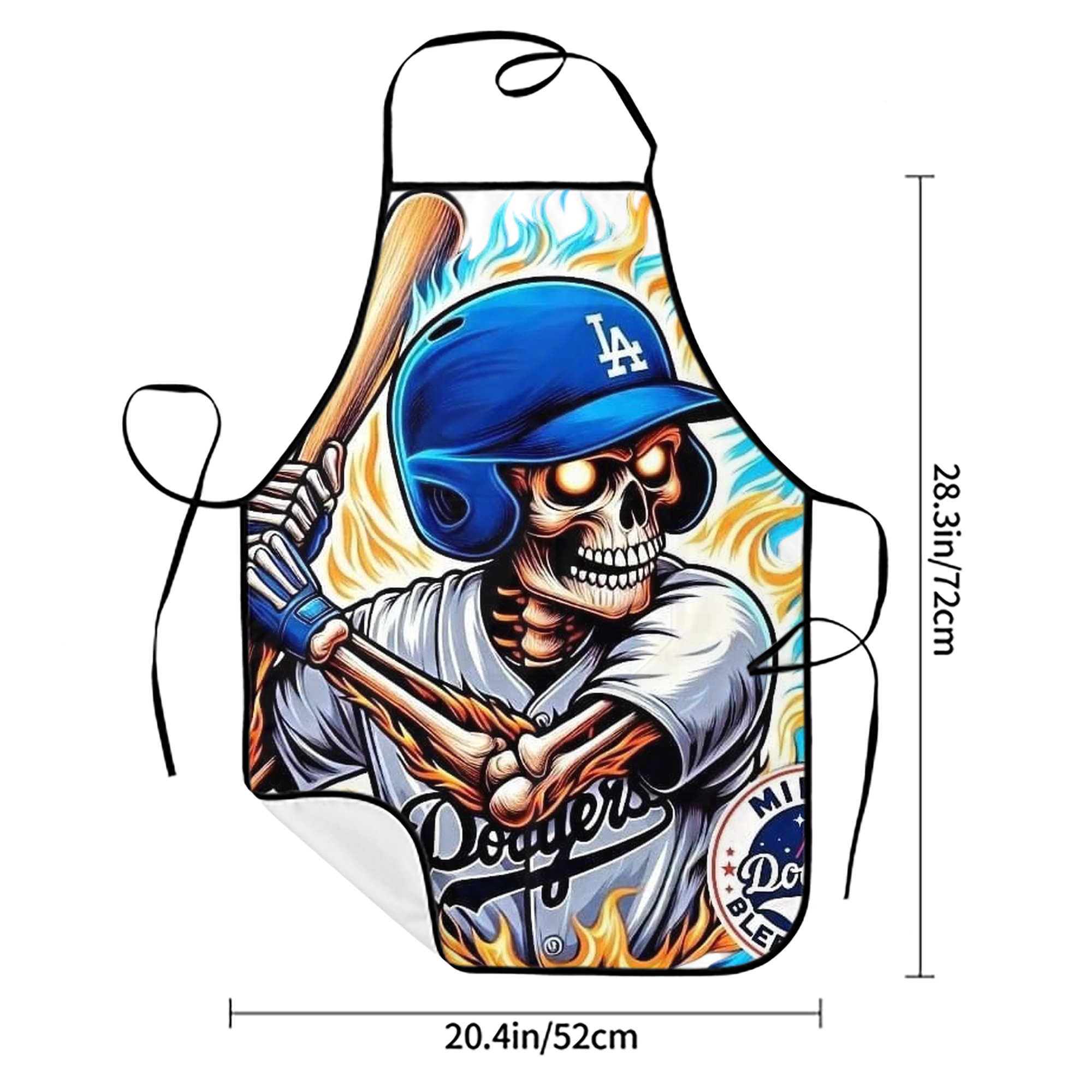  Stain-Resistant Polyester Apron With Pocket – Full Print, Waterproof, Anti-Wrinkle, Anti-Pilling – Ideal For Kitchen, BBQ, Restaurant, Salon & More