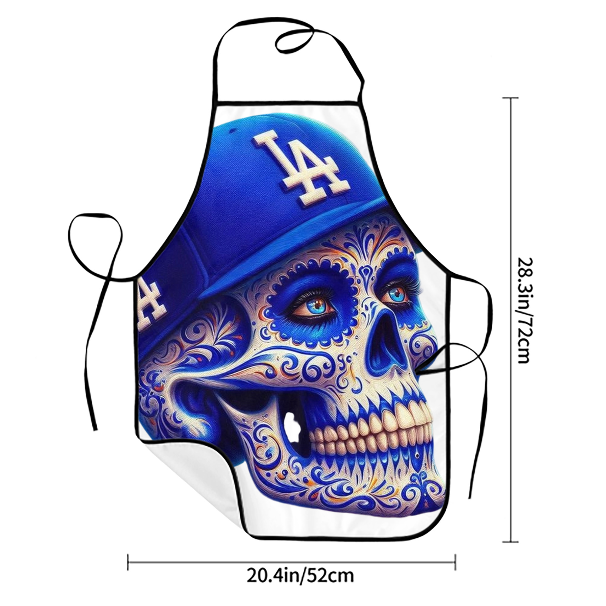  Stain-Resistant Polyester Apron With Pocket – Full Print, Waterproof, Anti-Wrinkle, Anti-Pilling – Ideal For Kitchen, BBQ, Restaurant, Salon & More