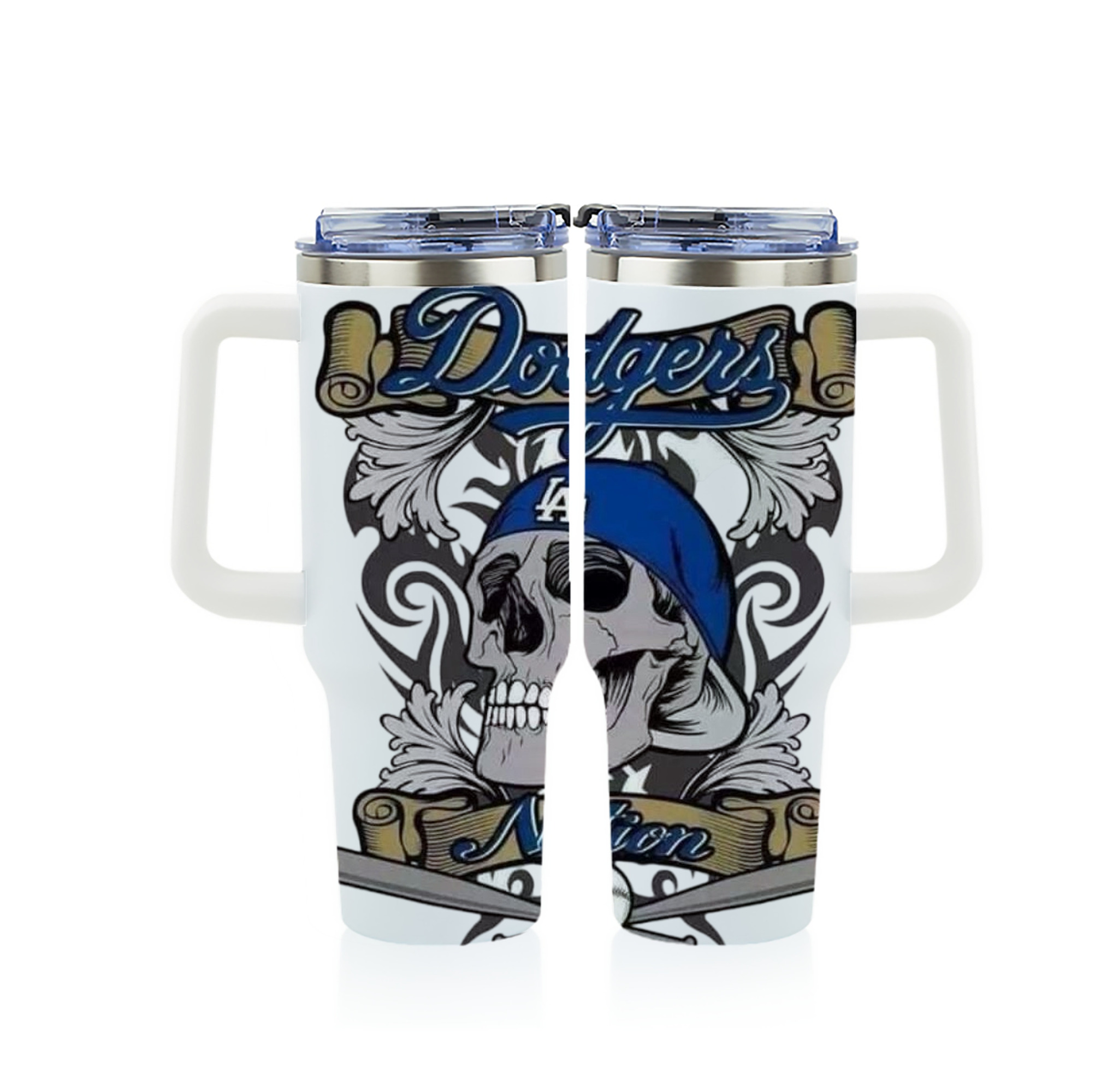  40oz Full Wrap Car Tumbler – Durable Stainless Steel Travel Mug With Vibrant UV Print – Double Wall Insulated, Fits Most Car Cup Holders