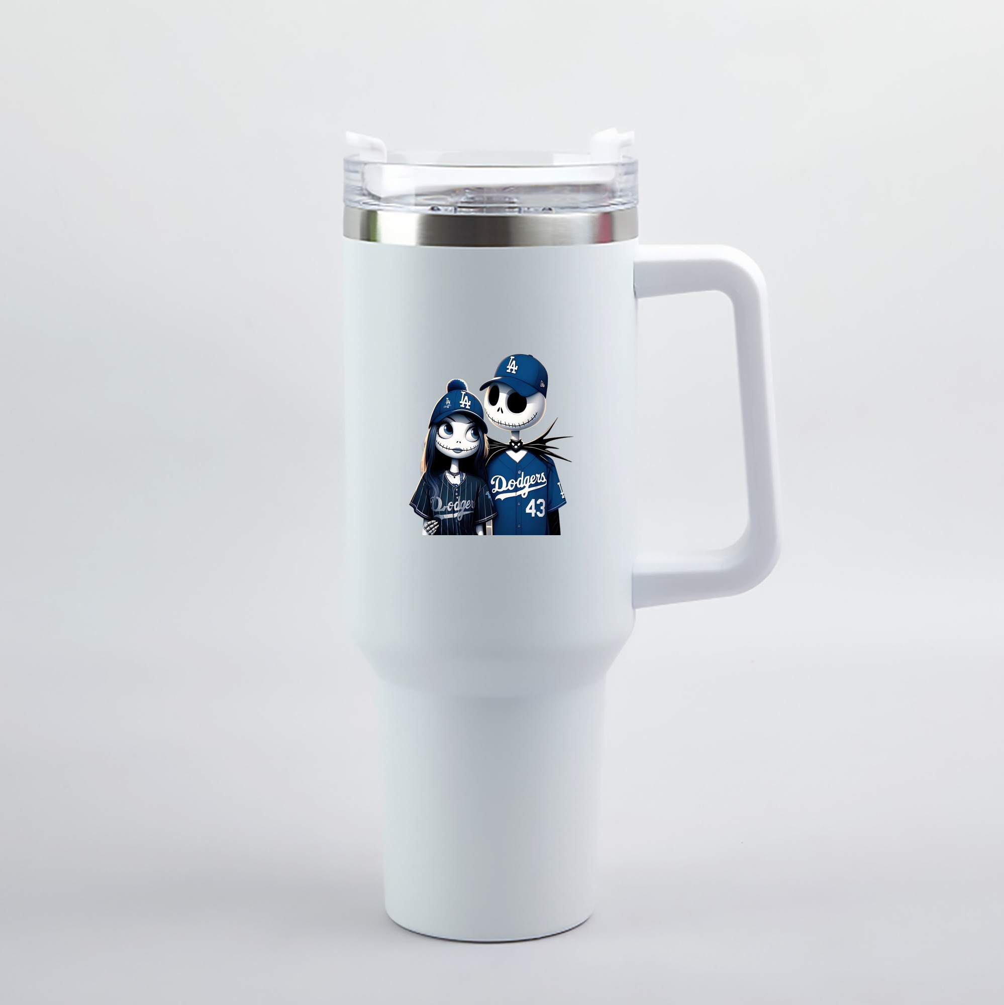  40oz Handle Car Tumbler – Durable Stainless Steel Travel Mug With UV Print – Double Wall Insulated, Fits Most Car Cup Holders