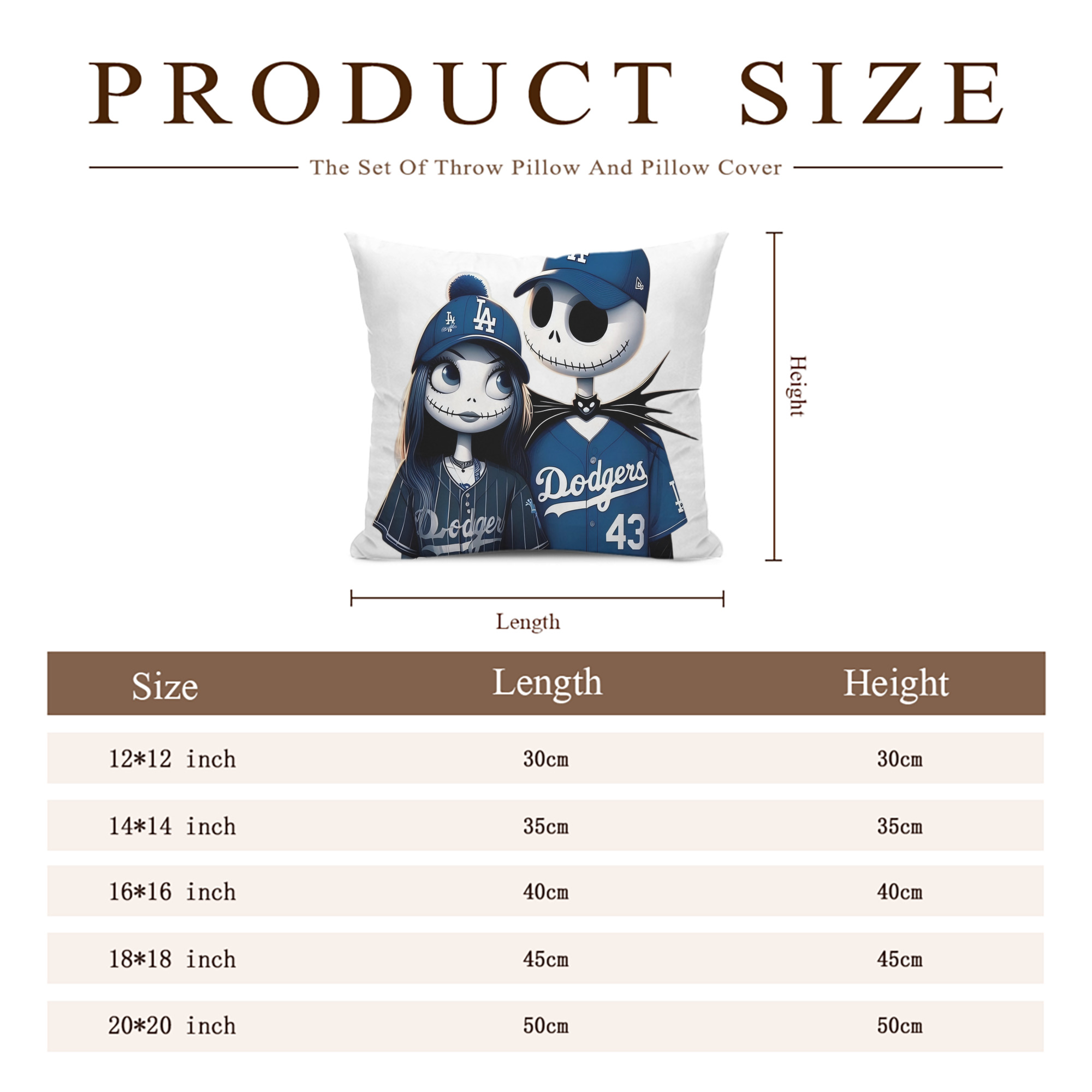  Soft Polyester Pillow Cover With Insert – Double-Sided Design, Invisible Zipper, Durable & Breathable – Easy Care Cushion Set