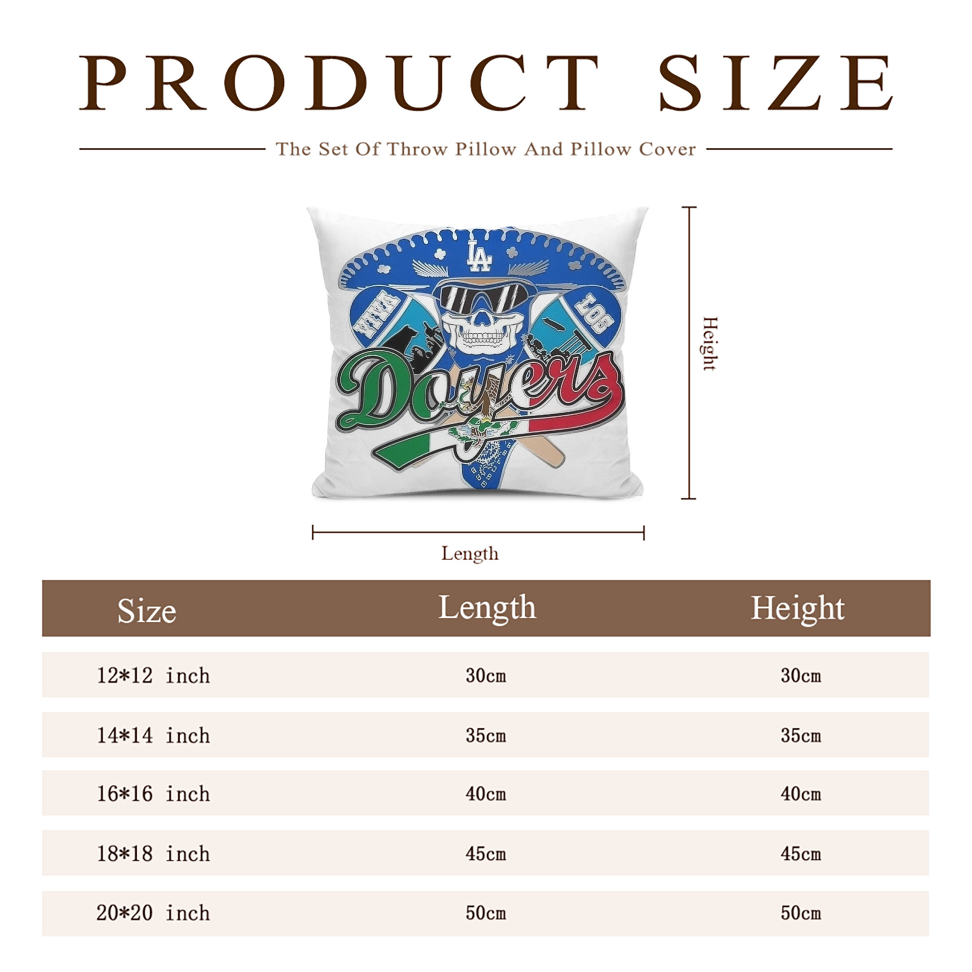  Soft Polyester Pillow Cover With Insert – Double-Sided Design, Invisible Zipper, Durable & Breathable – Easy Care Cushion Set