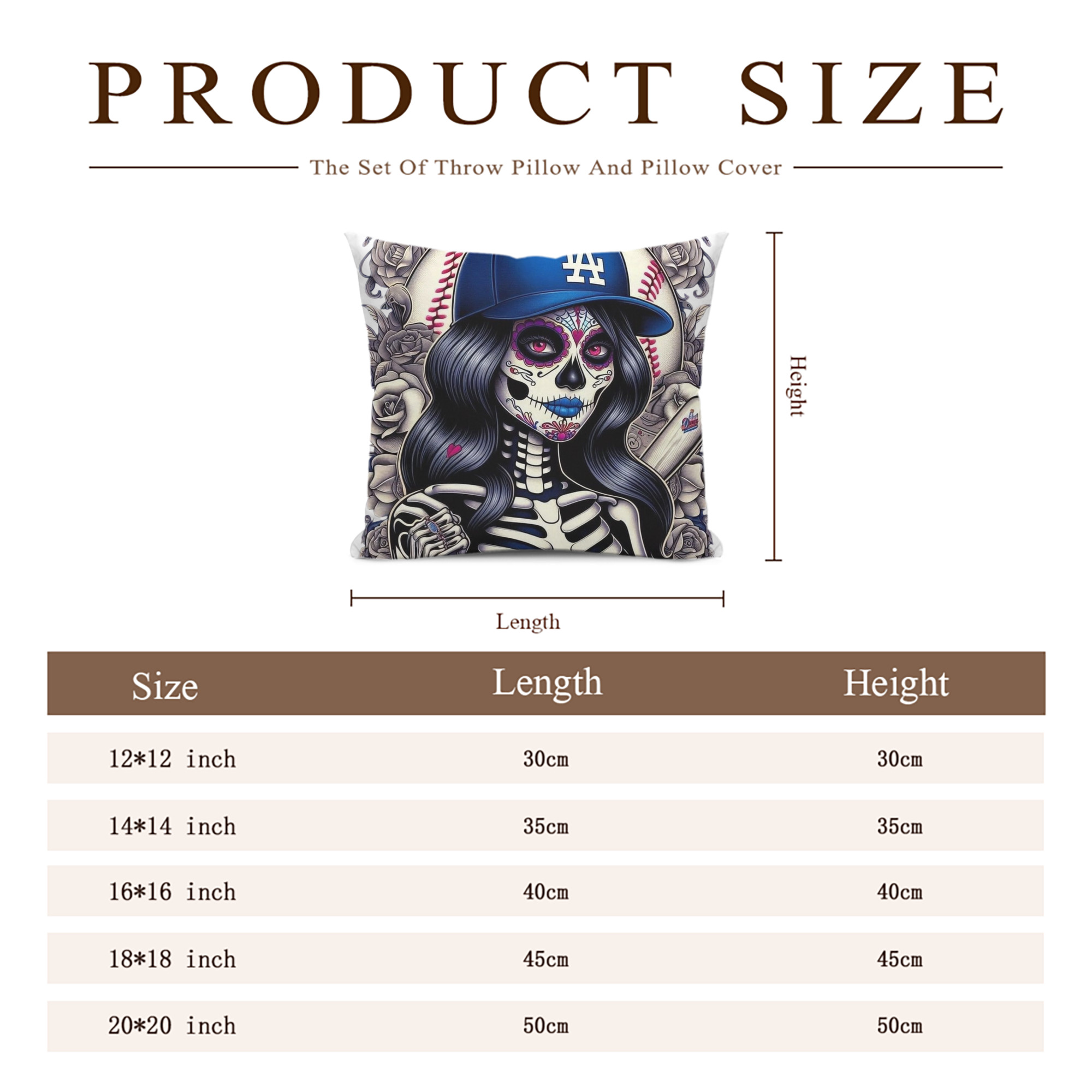  Soft Polyester Pillow Cover With Insert – Double-Sided Design, Invisible Zipper, Durable & Breathable – Easy Care Cushion Set