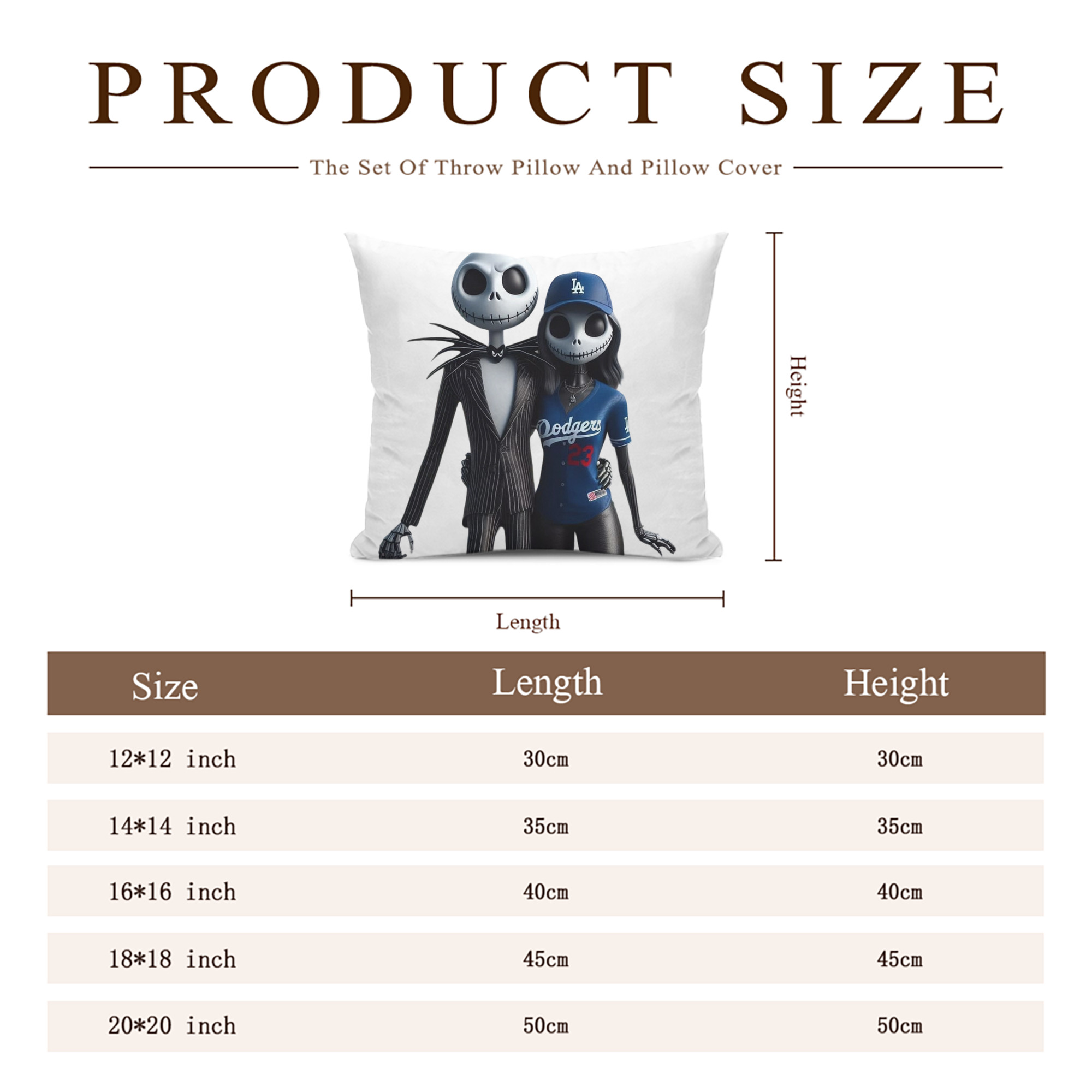  Soft Polyester Pillow Cover With Insert – Double-Sided Design, Invisible Zipper, Durable & Breathable – Easy Care Cushion Set