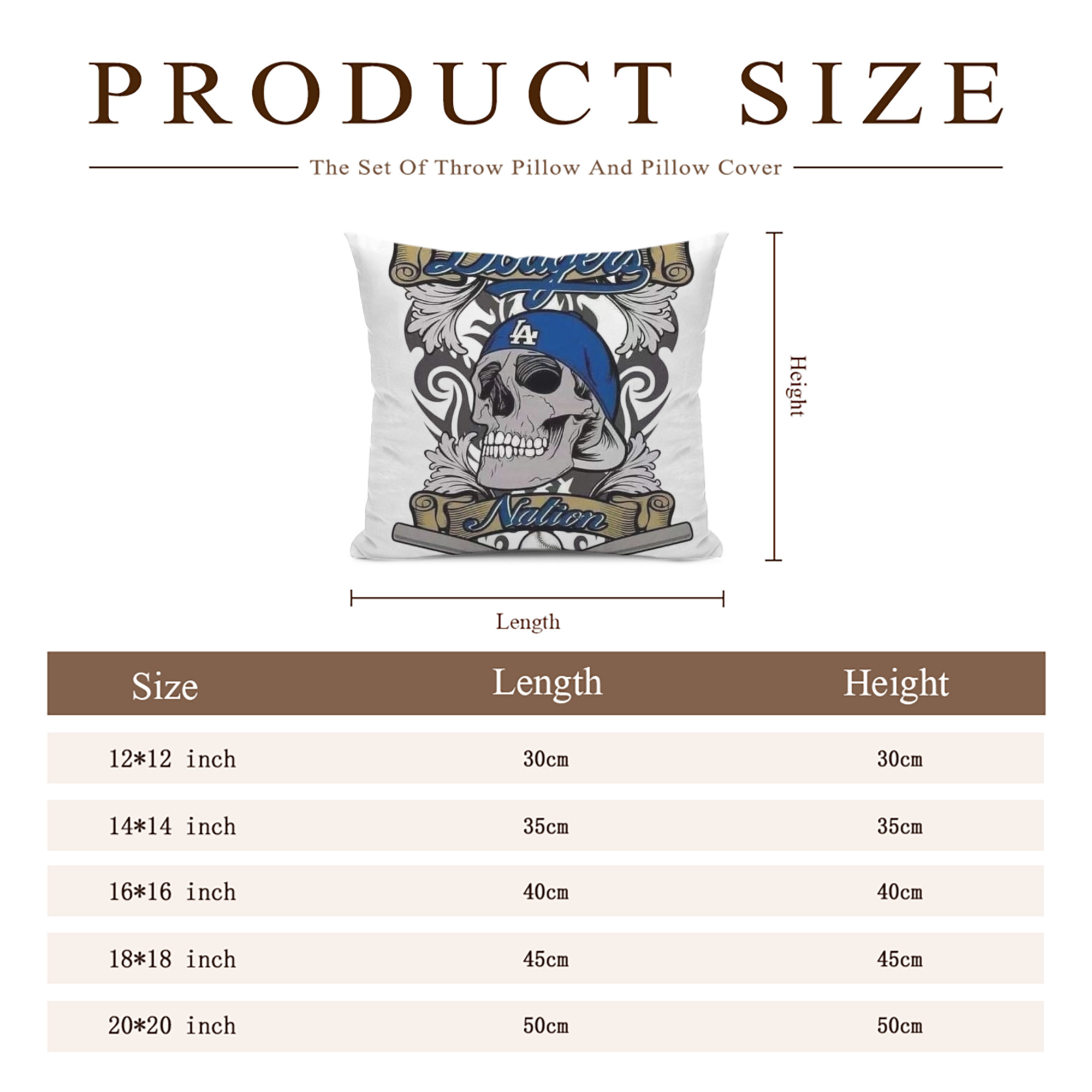  Soft Polyester Pillow Cover With Insert – Double-Sided Design, Invisible Zipper, Durable & Breathable – Easy Care Cushion Set