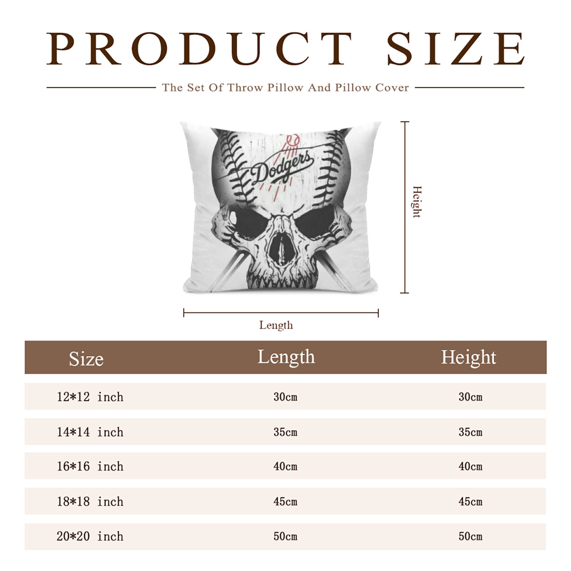  Soft Polyester Pillow Cover With Insert – Double-Sided Design, Invisible Zipper, Durable & Breathable – Easy Care Cushion Set